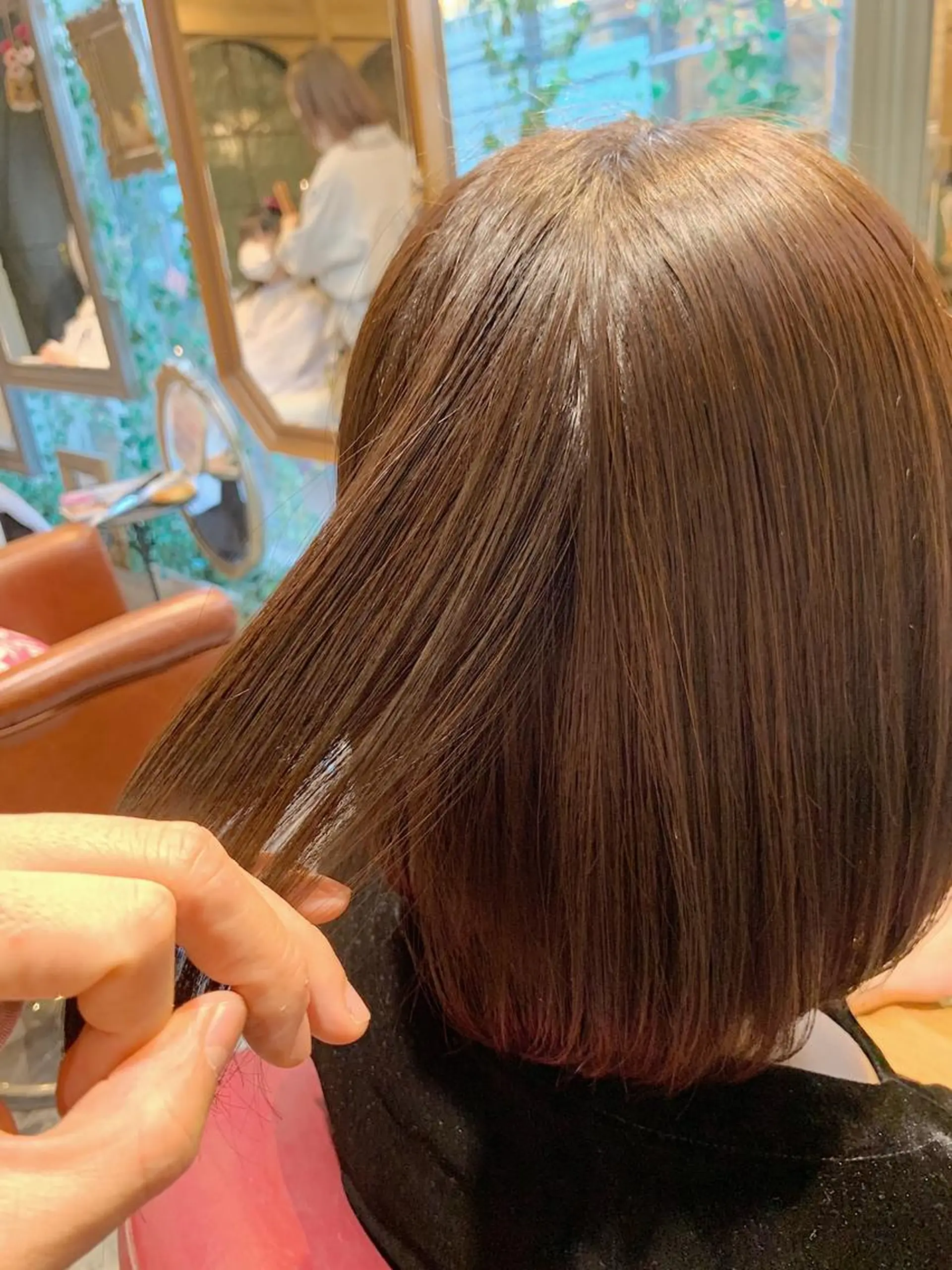 ショート カラー ベージュカラー ミント ミントベージュ カット トリートメント ハイライト／レイヤー 木下翔太のヘアスタイル