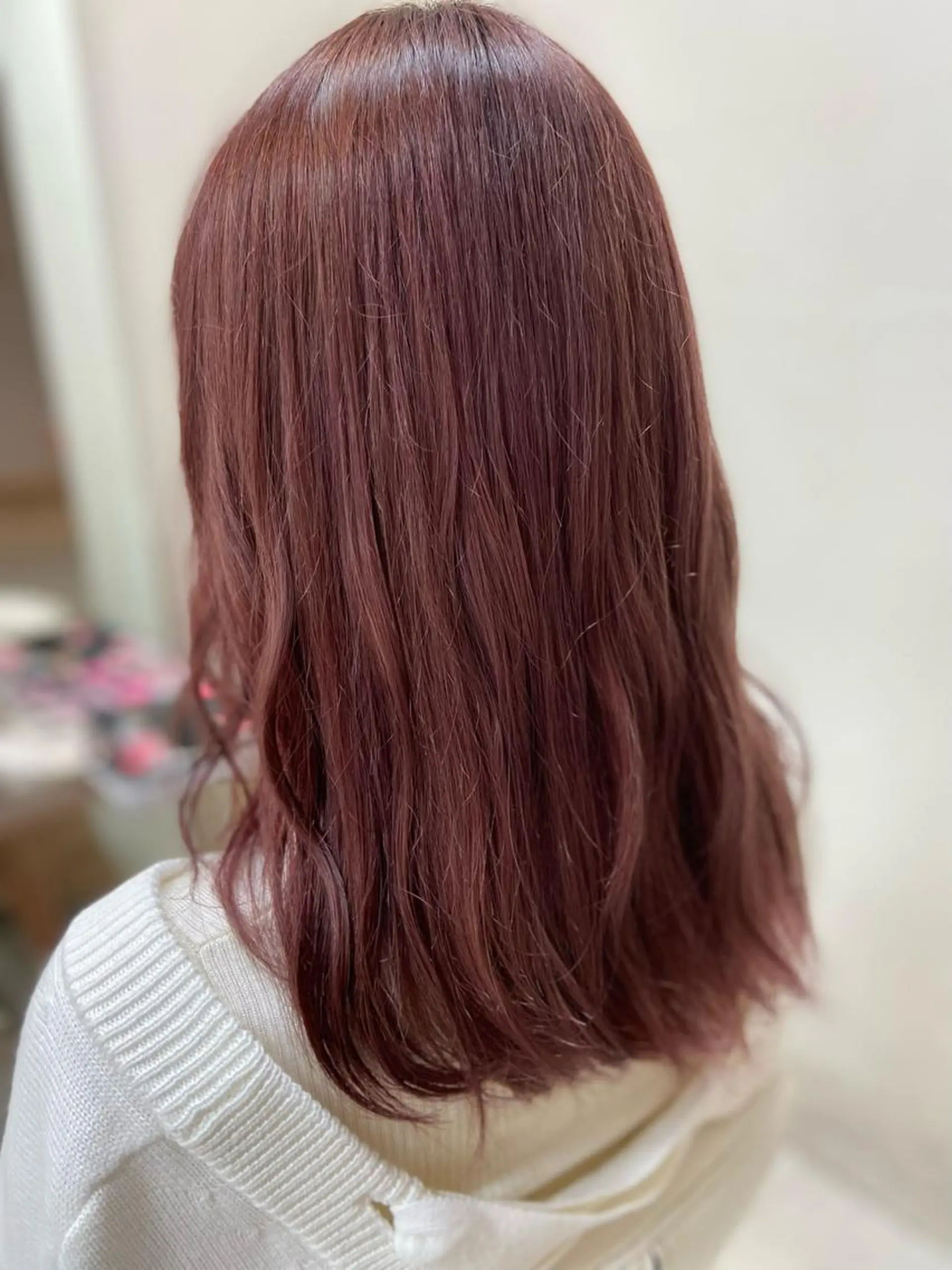 セミロング カラー ヘアカラー トリートメント 菊地 美憂のヘアスタイル