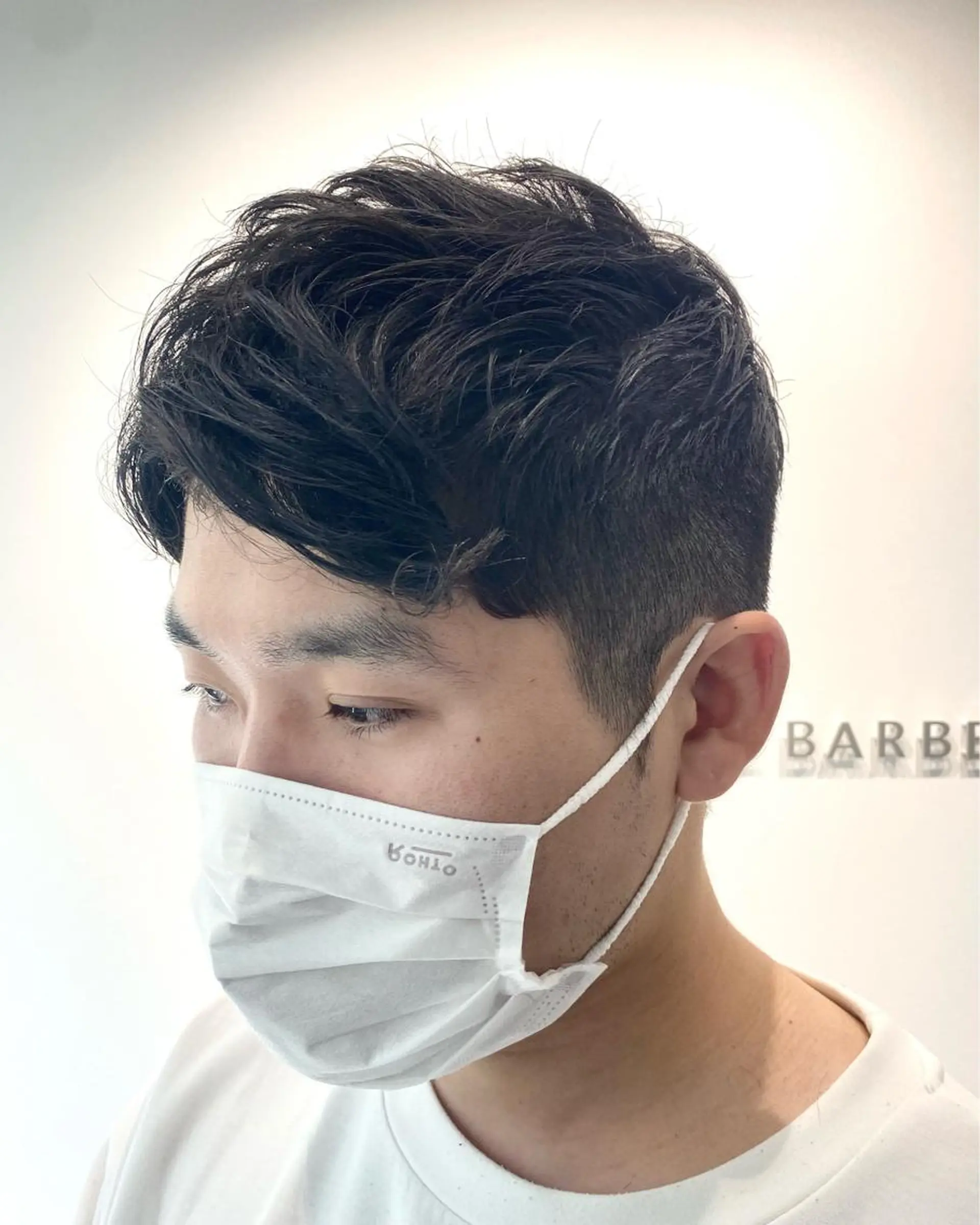 ショート メンズ フェードカット モヒカン マッシュ メンズショート ソフトモヒカン カット HANA ハナのヘアスタイル