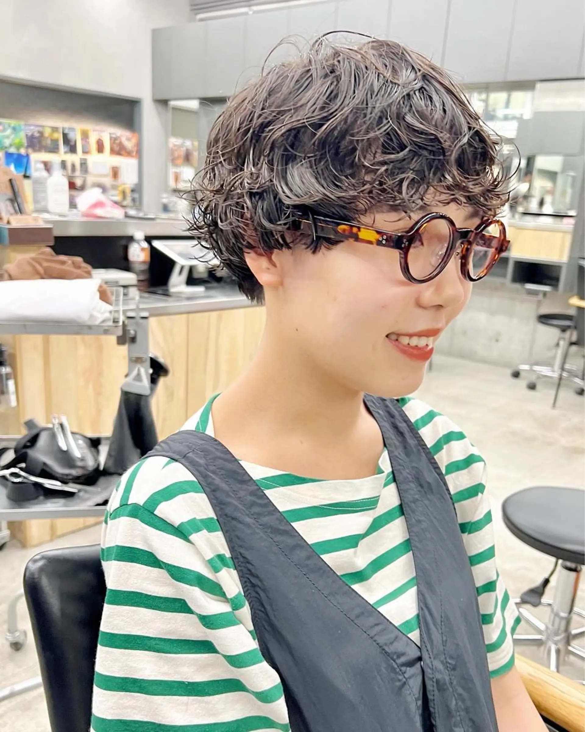 ショート パーマ ショートヘア カット パーマ トリートメント sakoda shunkiのヘアスタイル