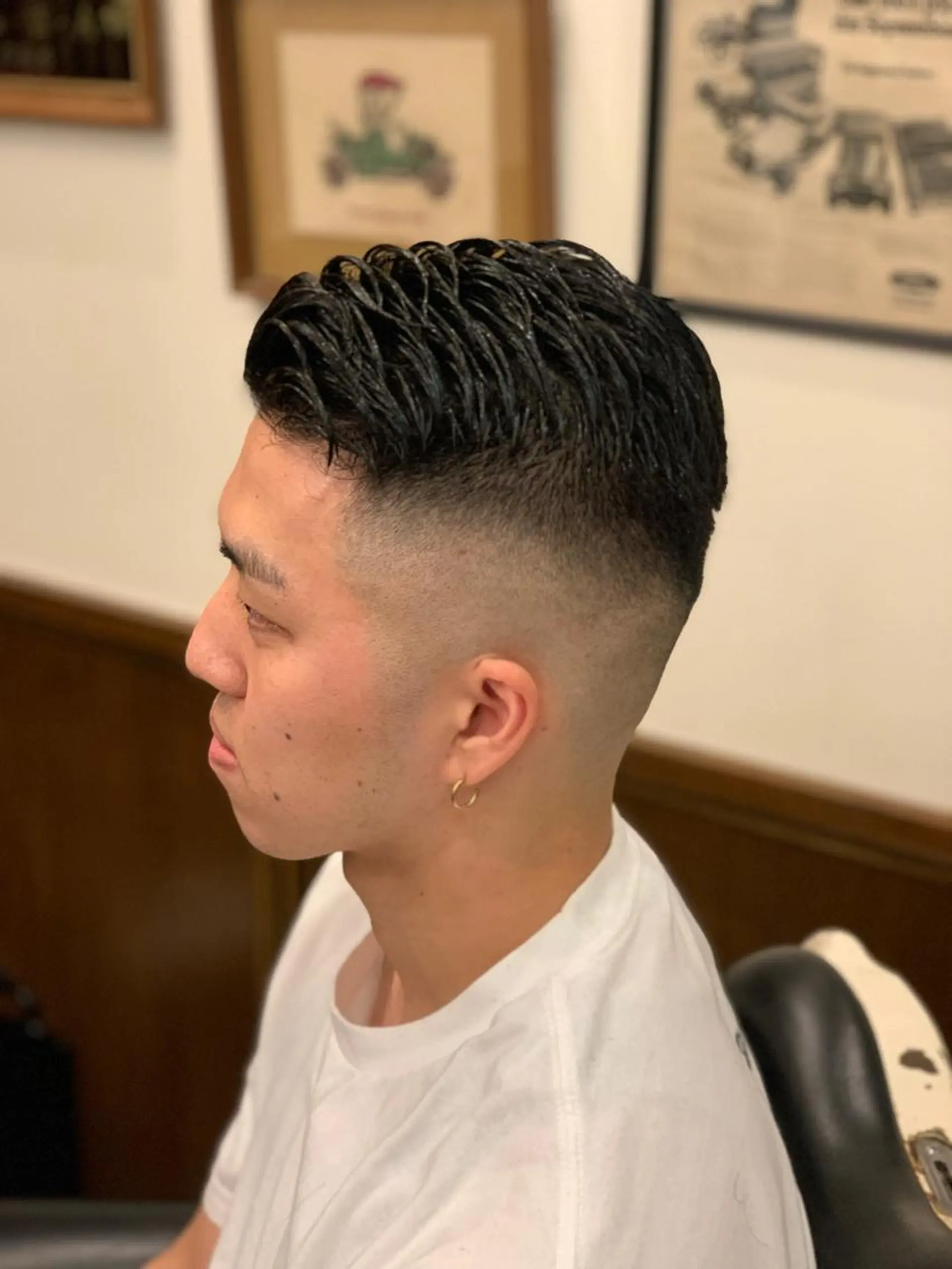 ショート HIRO銀座　バーバーショップ丸の内所属・ヒロ銀座 林のヘアスタイル