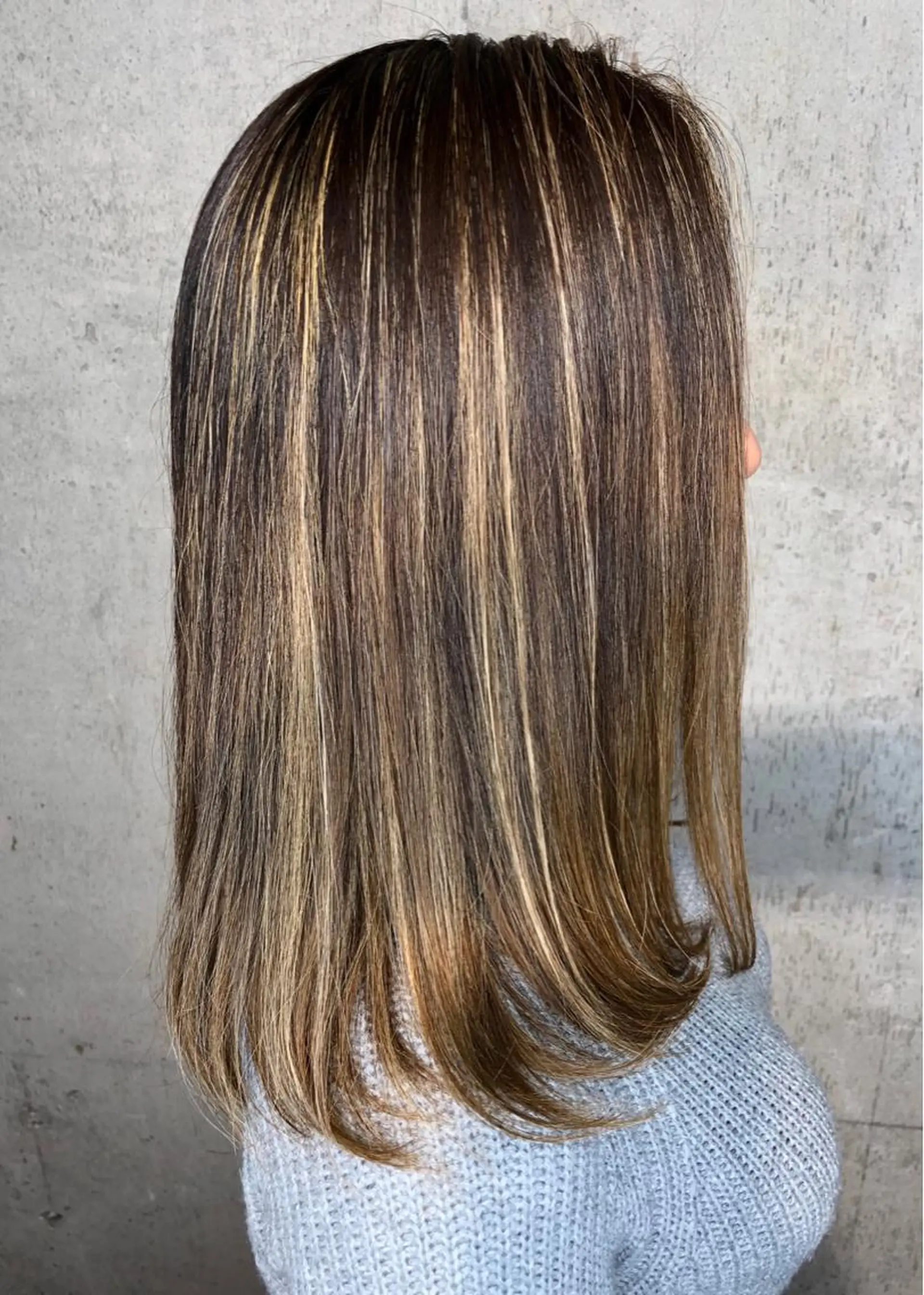 ミディアム カラー ハイライトカラー ハイライト Cuon所属・✨ご新規様のみ✨ ウンノのヘアスタイル