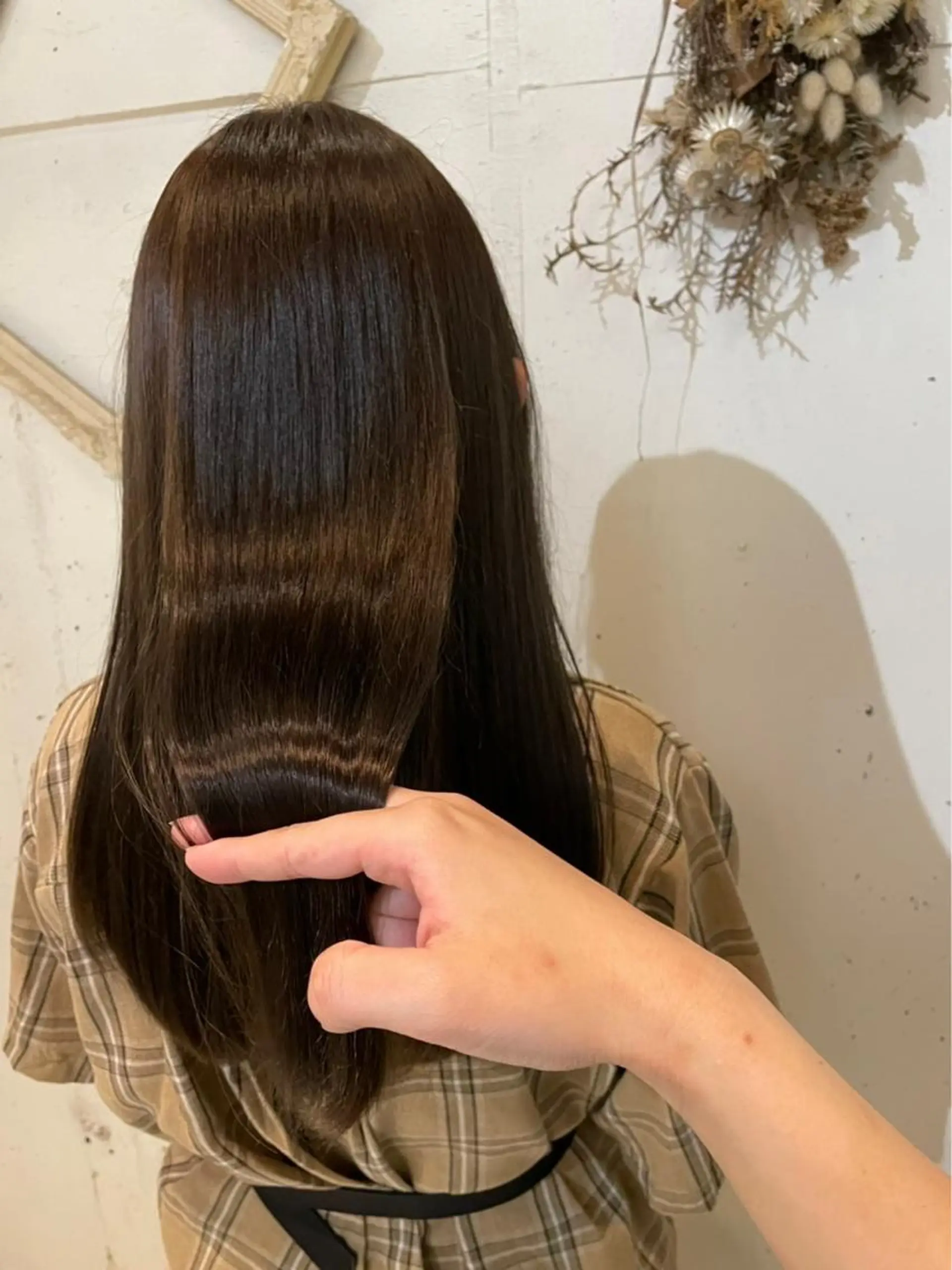 ロング カラー ヘアカラー トリートメント いまじゅく あおいのヘアスタイル