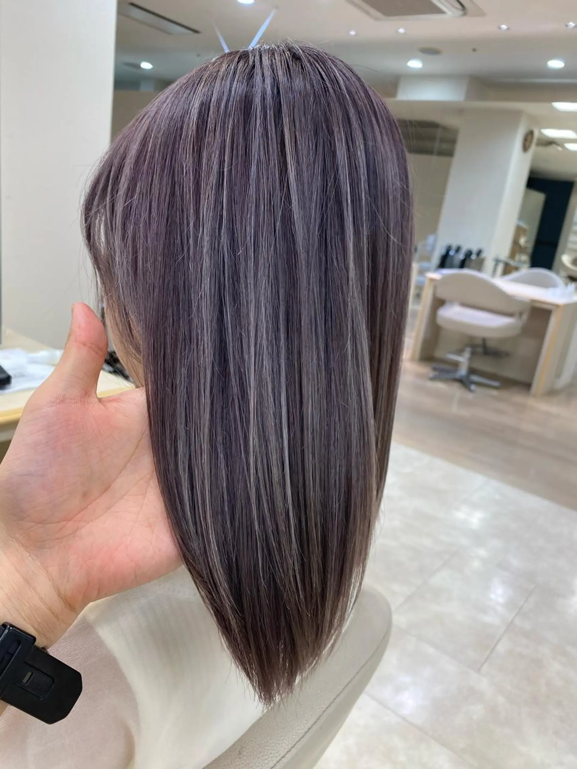 ミディアム ヘアカラー ヘッドスパ narumi🧸のヘアスタイル