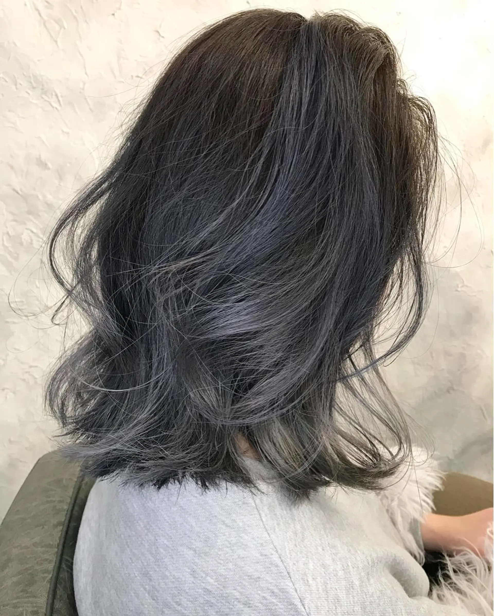 ミディアム レイヤーカット hair studio nico...所属・アイラッシュニコ 麻生のマツエク・マツパデザイン