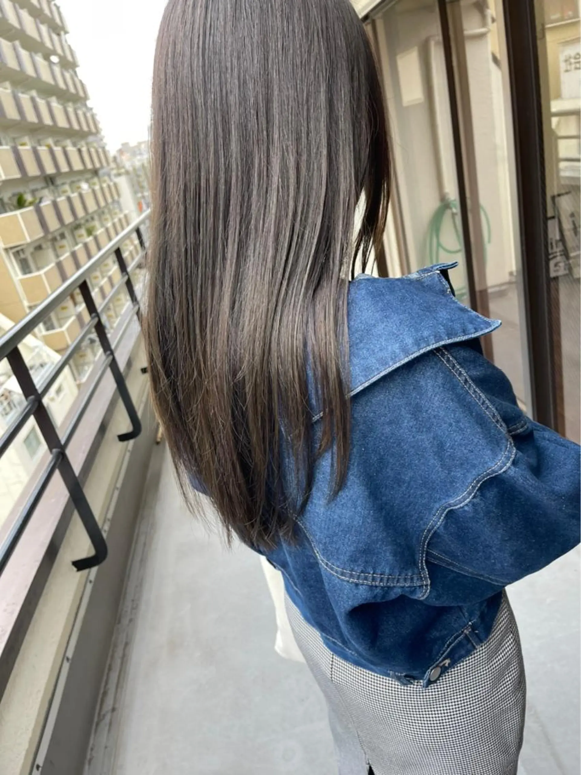 ロング デザインカラーEir 茶屋町/田村のヘアスタイル