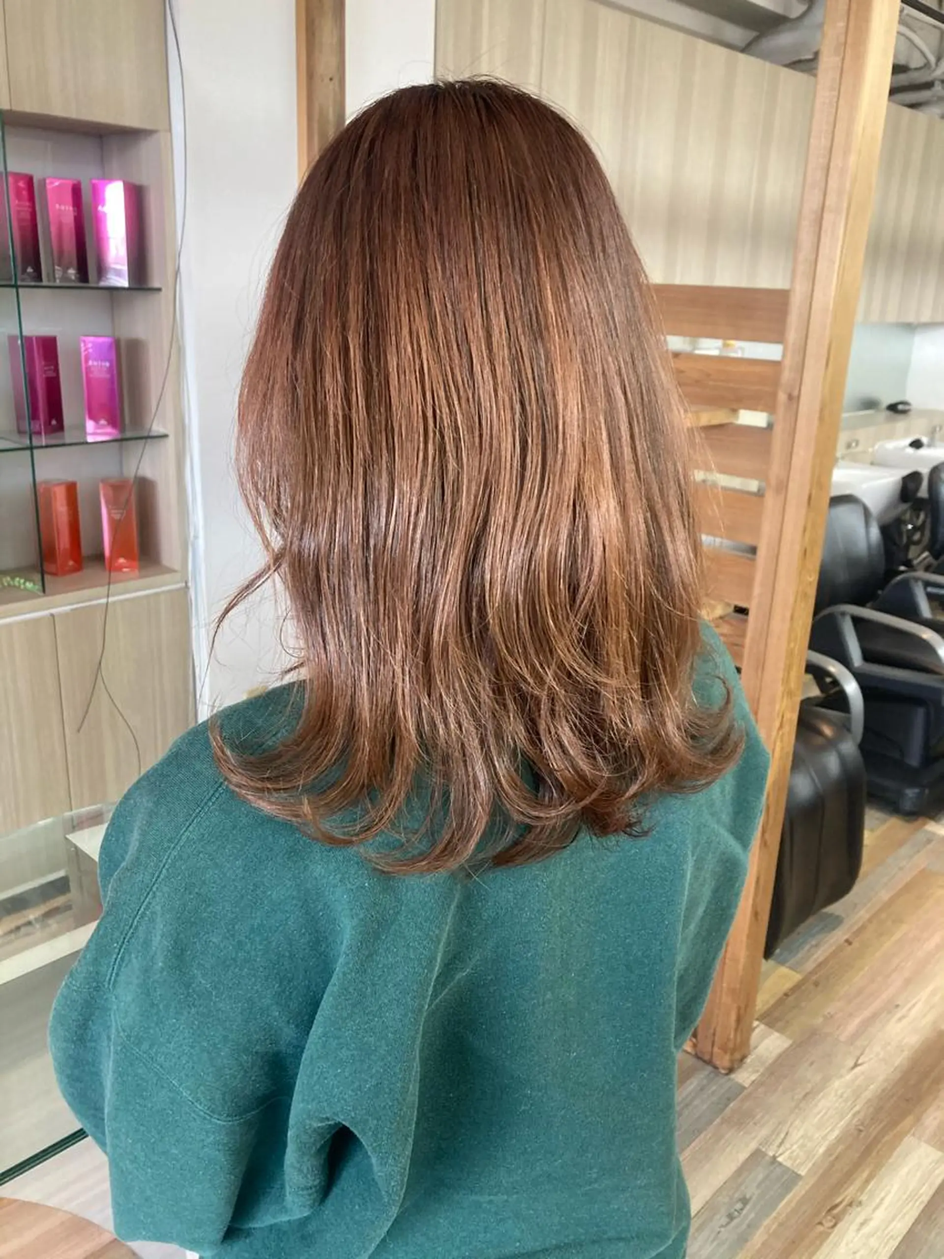 セミロング カラー ヘアカラー トリートメント ヘアセット ✂️似合わせの魔術師 石田一樹✂️のヘアスタイル