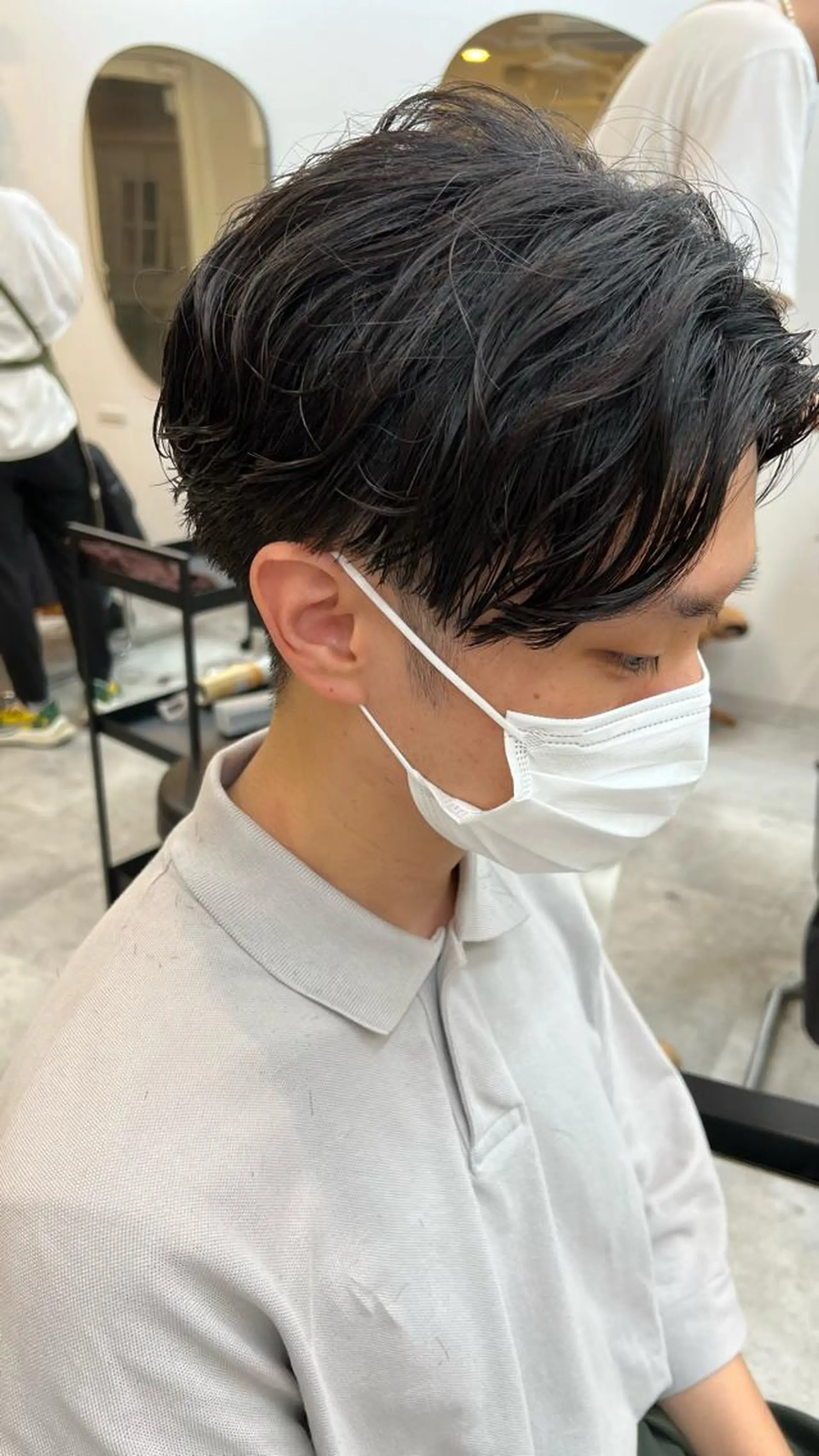 パーマ メンズ カット パーマ .Hallis所属・🔥メンズ特化🔥 永瀬椋のヘアスタイル