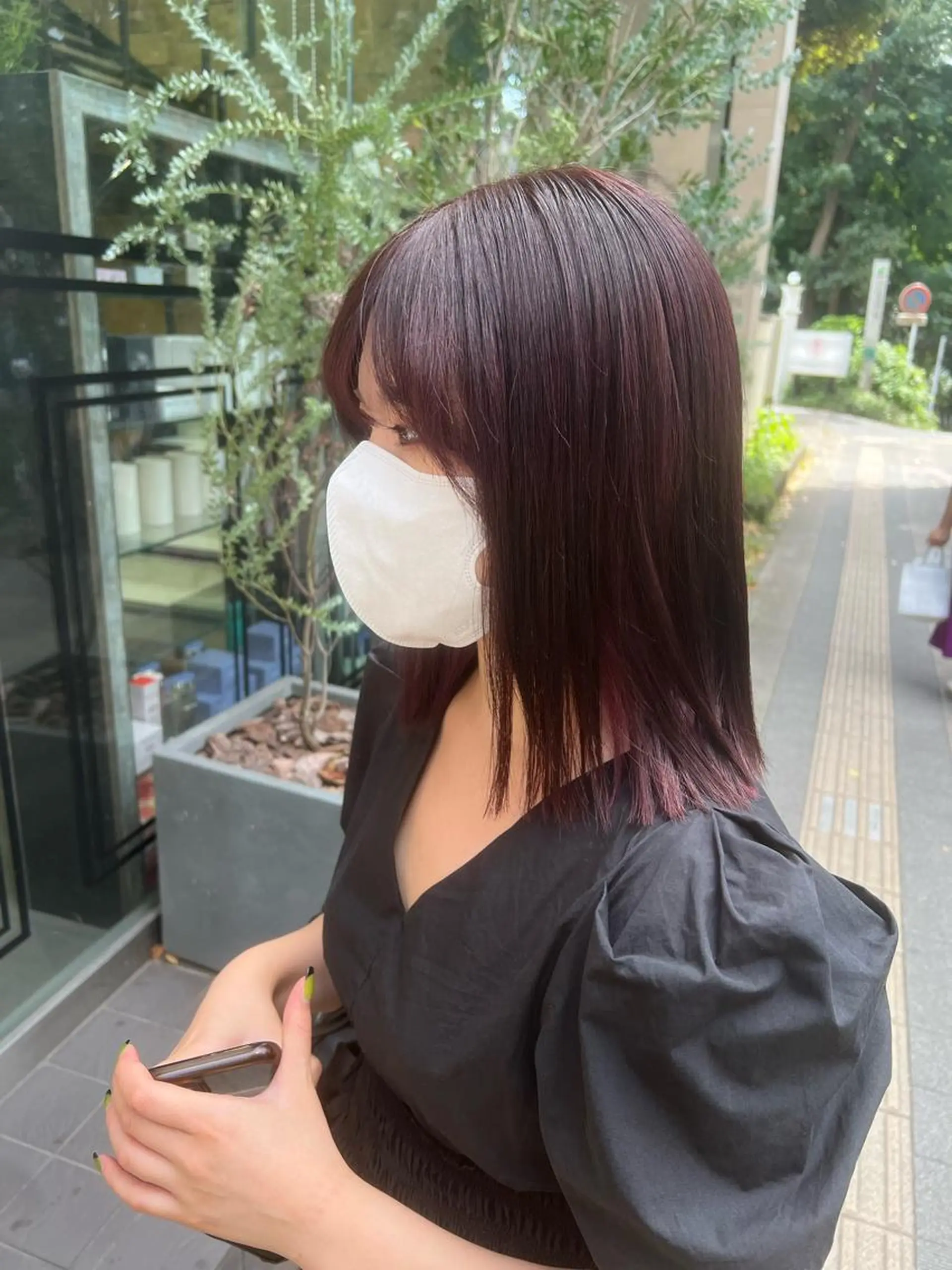 ミディアム カラー 韓国🩶Y2Kネイル 💫くれはのネイルデザイン