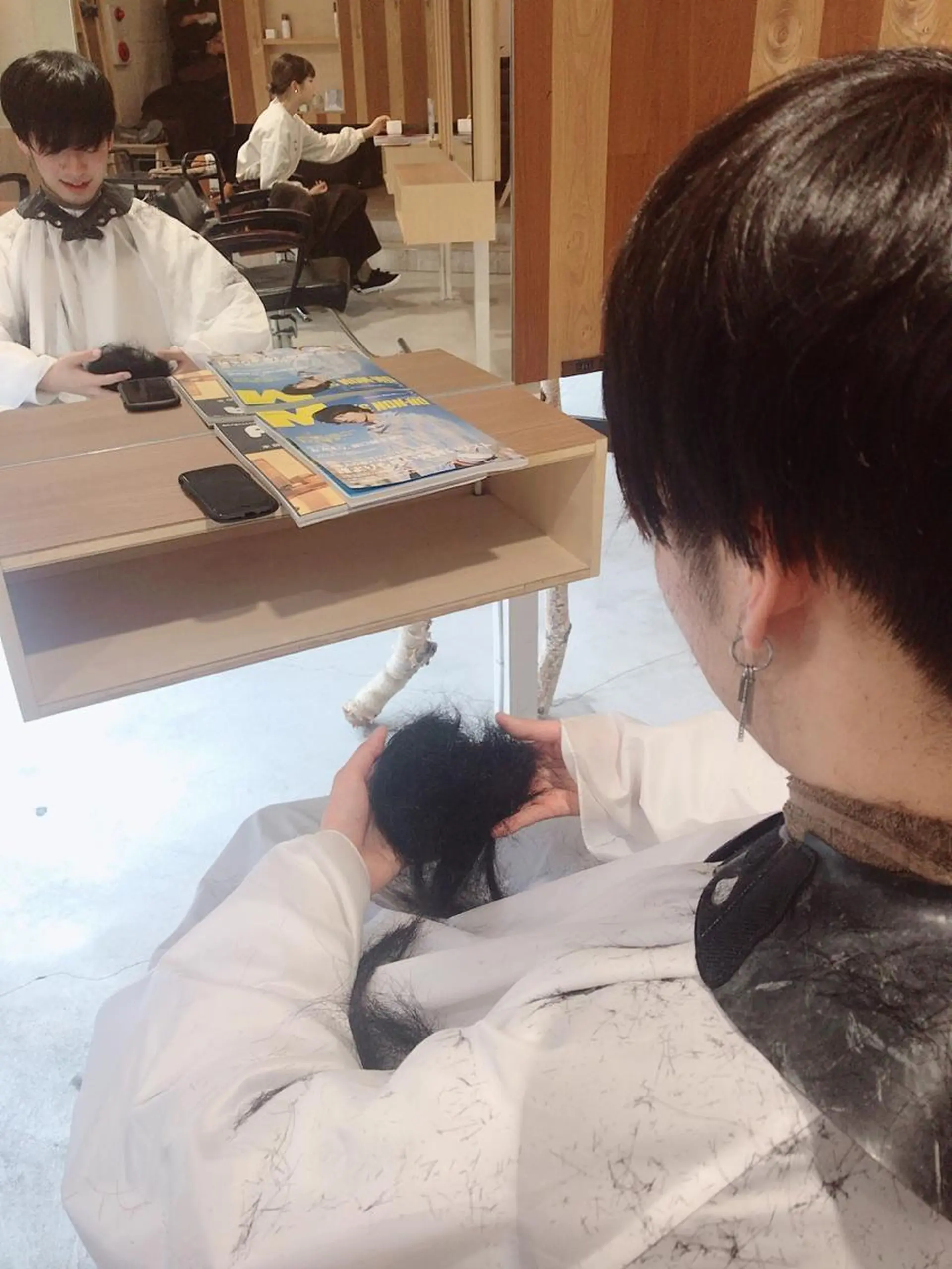 ショート カラー パーマ ヘアアレンジ メンズ カット CHIC share salon所属・ちこ .のヘアスタイル