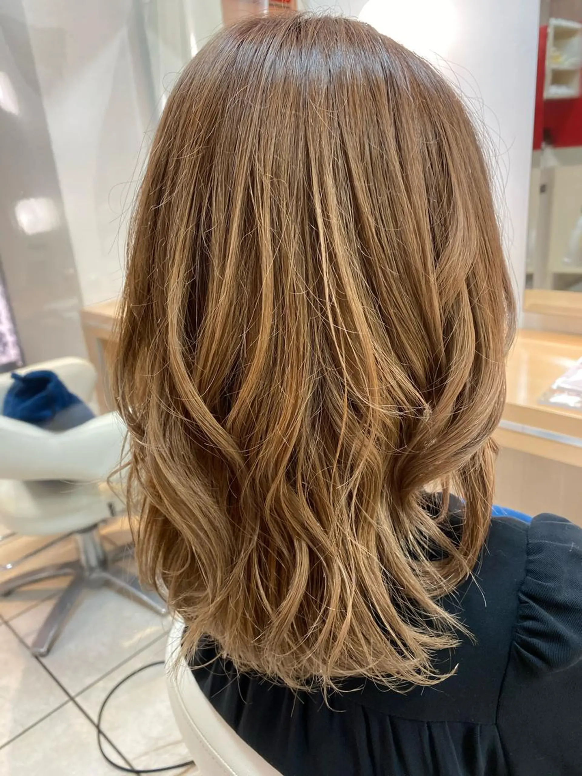ミディアム 🌟ROUGE 🧸おびつななみのヘアスタイル