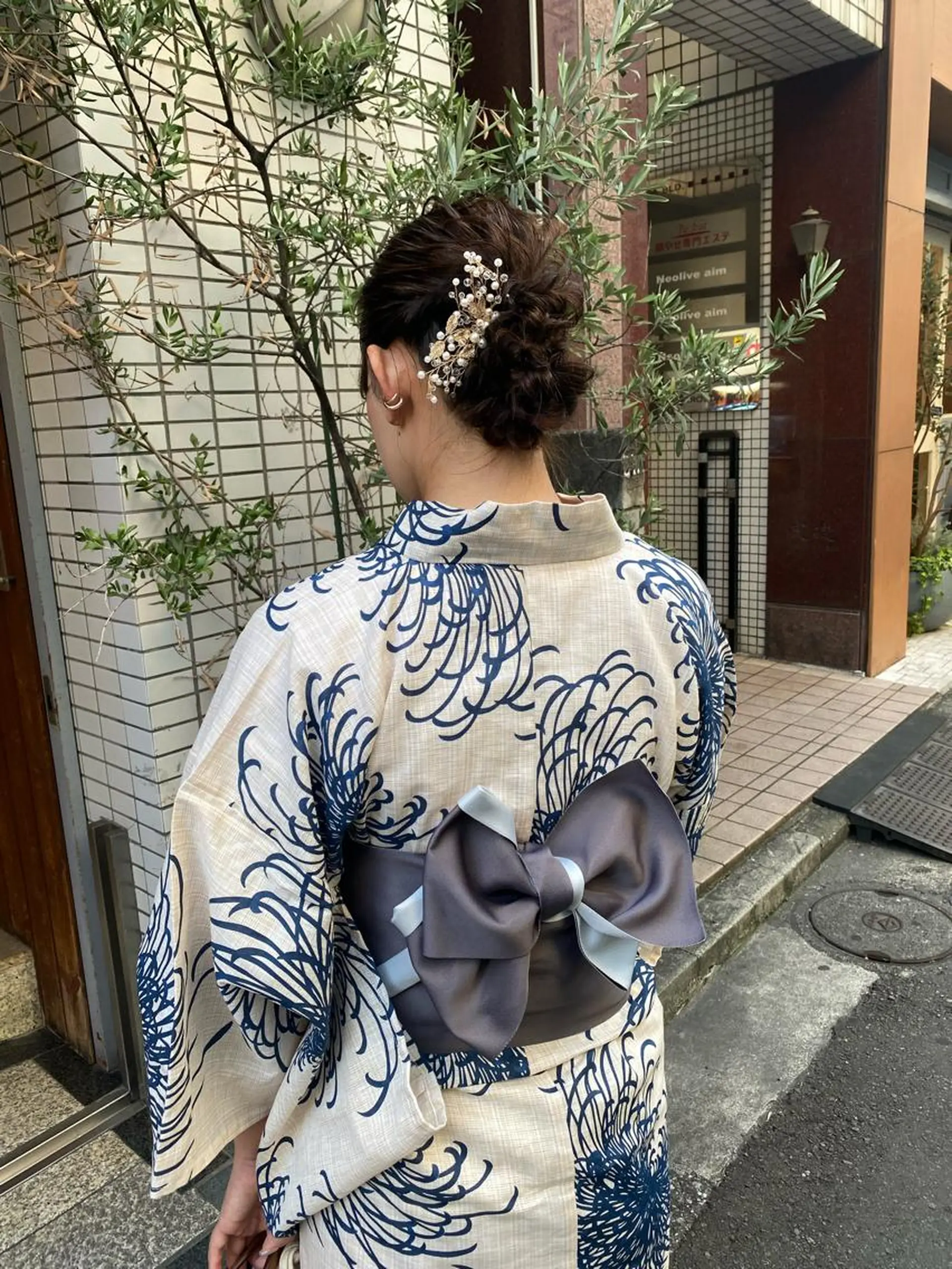 ヘアアレンジ ベージュ/アレンジ /横浜/杉本千夏のヘアスタイル