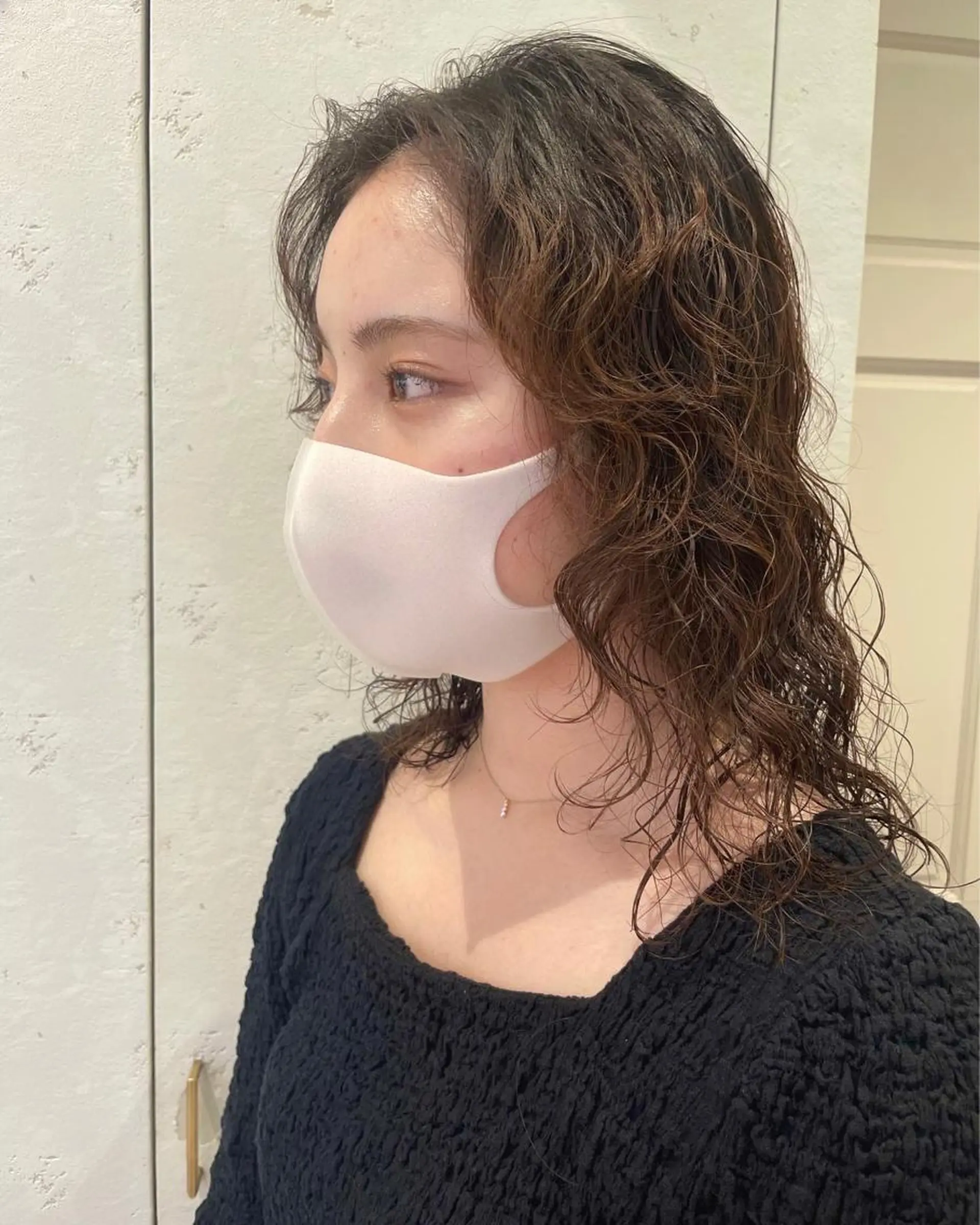 セミロング パーマ ♥️ブリーチ/ボブ/ レイヤー♥️maiのヘアスタイル