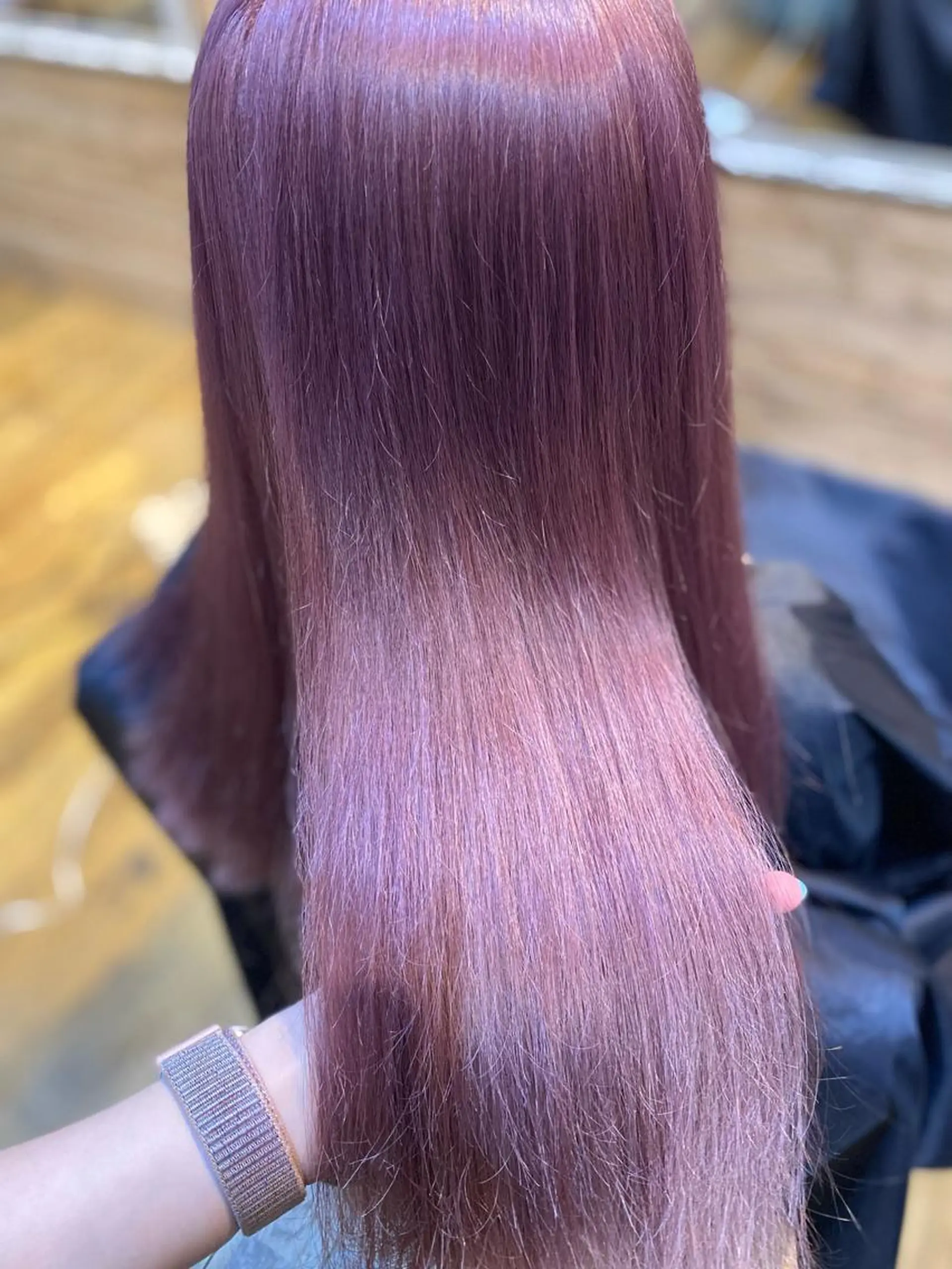 セミロング カラー ヘアカラー トリートメント 髪質改善🌟透明感 🌟三塚有紀子のヘアスタイル