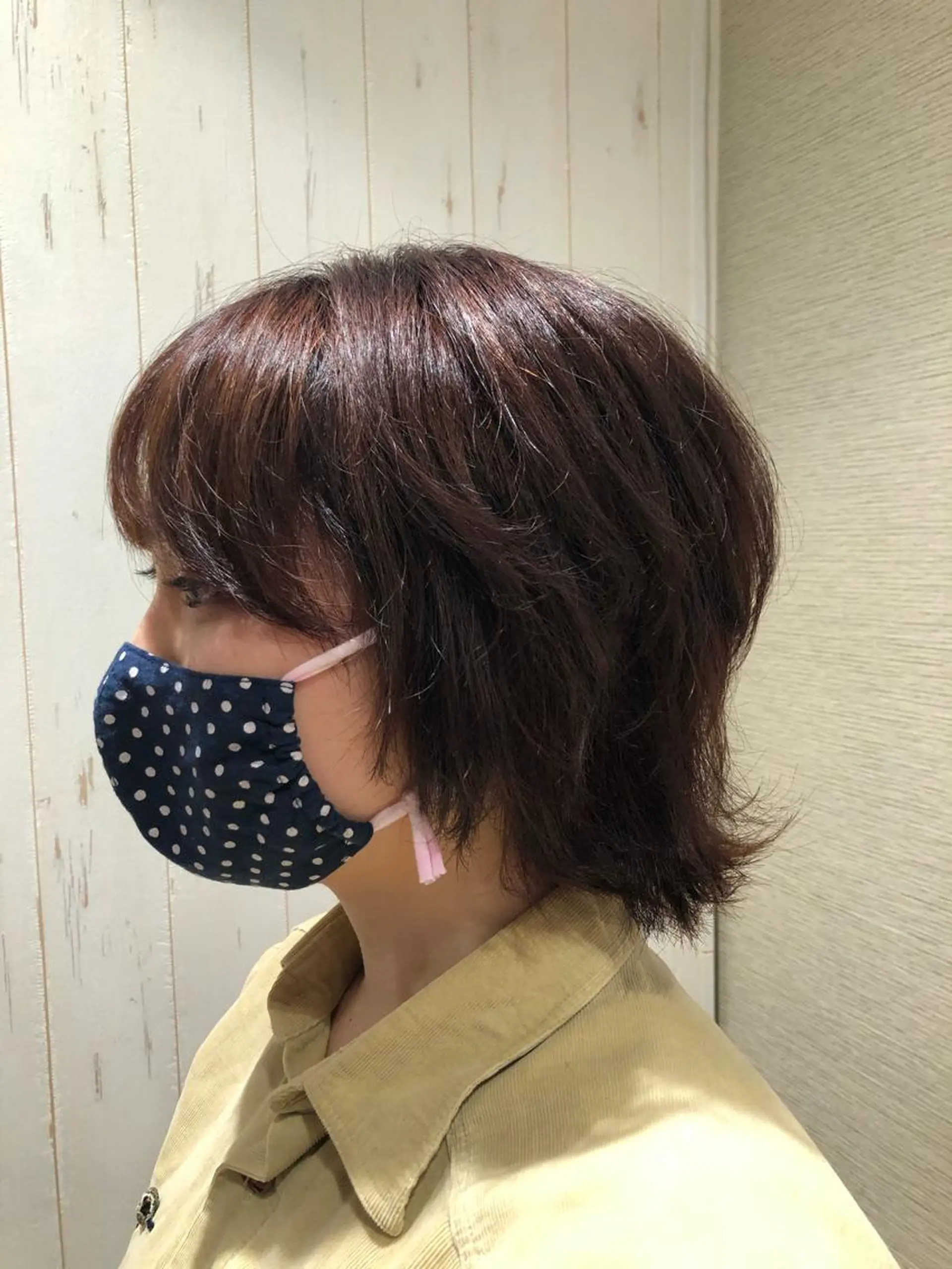 ショート カラー ブラウンカラー ピンクカラー dogstar小林諒 レイヤー/パーマのヘアスタイル