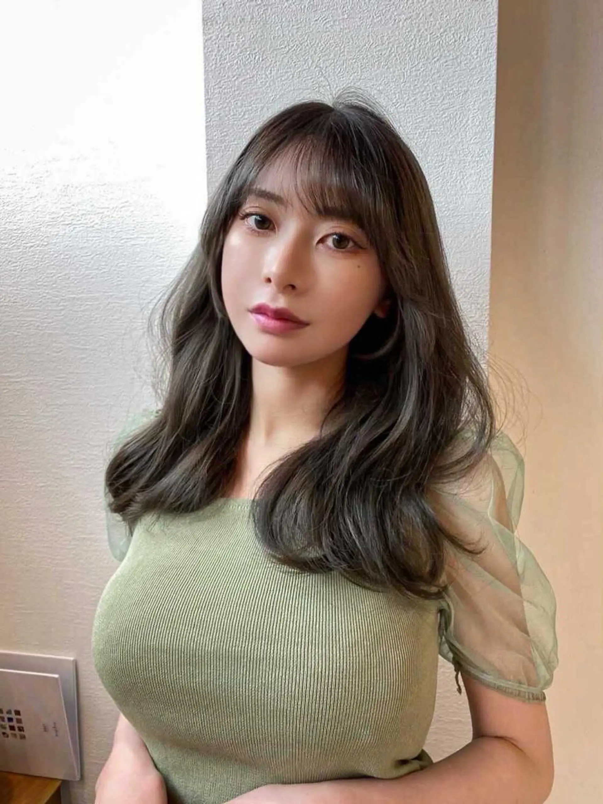 ロング ヘアカラー トリートメント レイヤーカット /透明感カラー西田のヘアスタイル