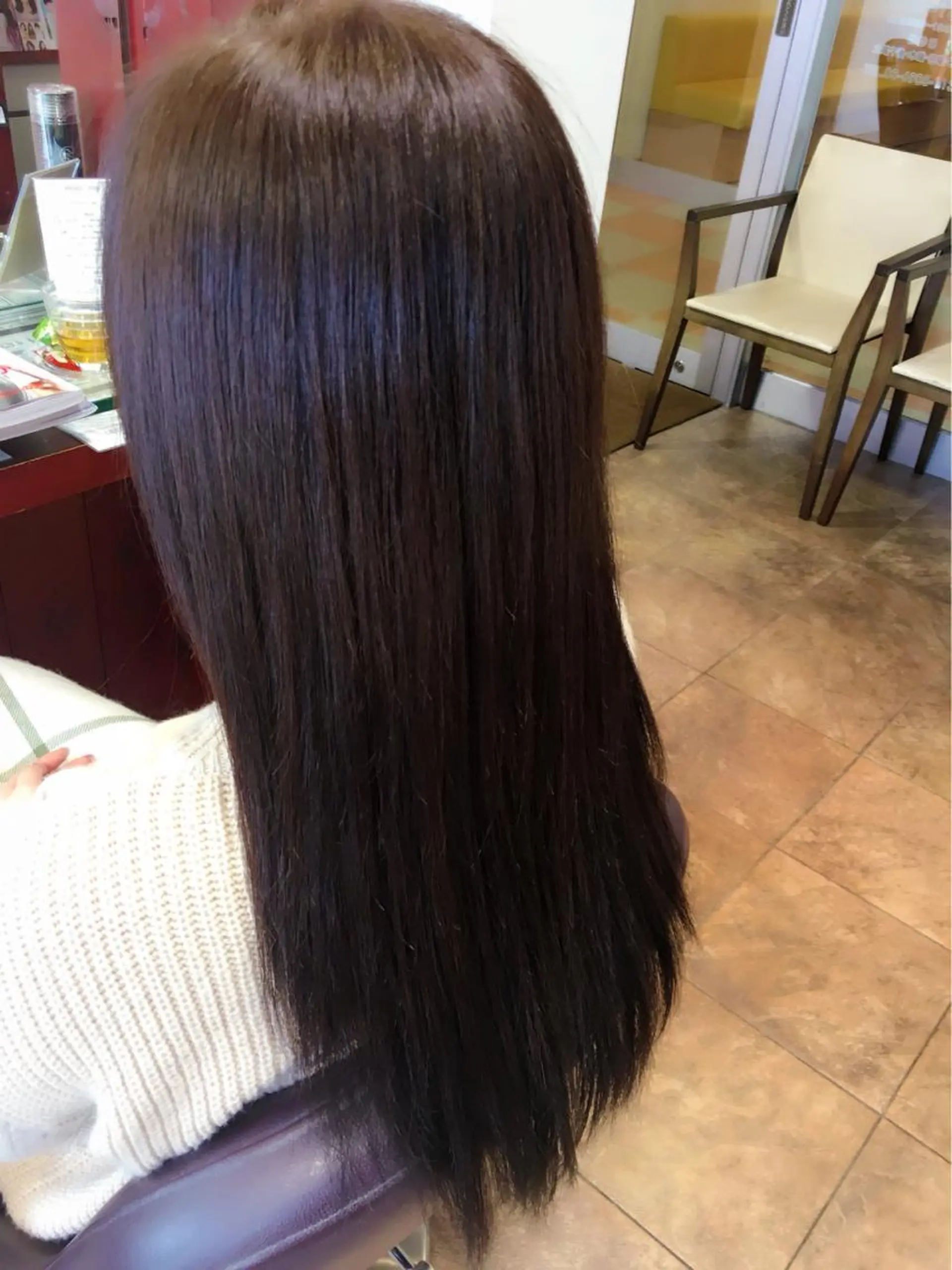 ロング カラー 星 沙織のヘアスタイル