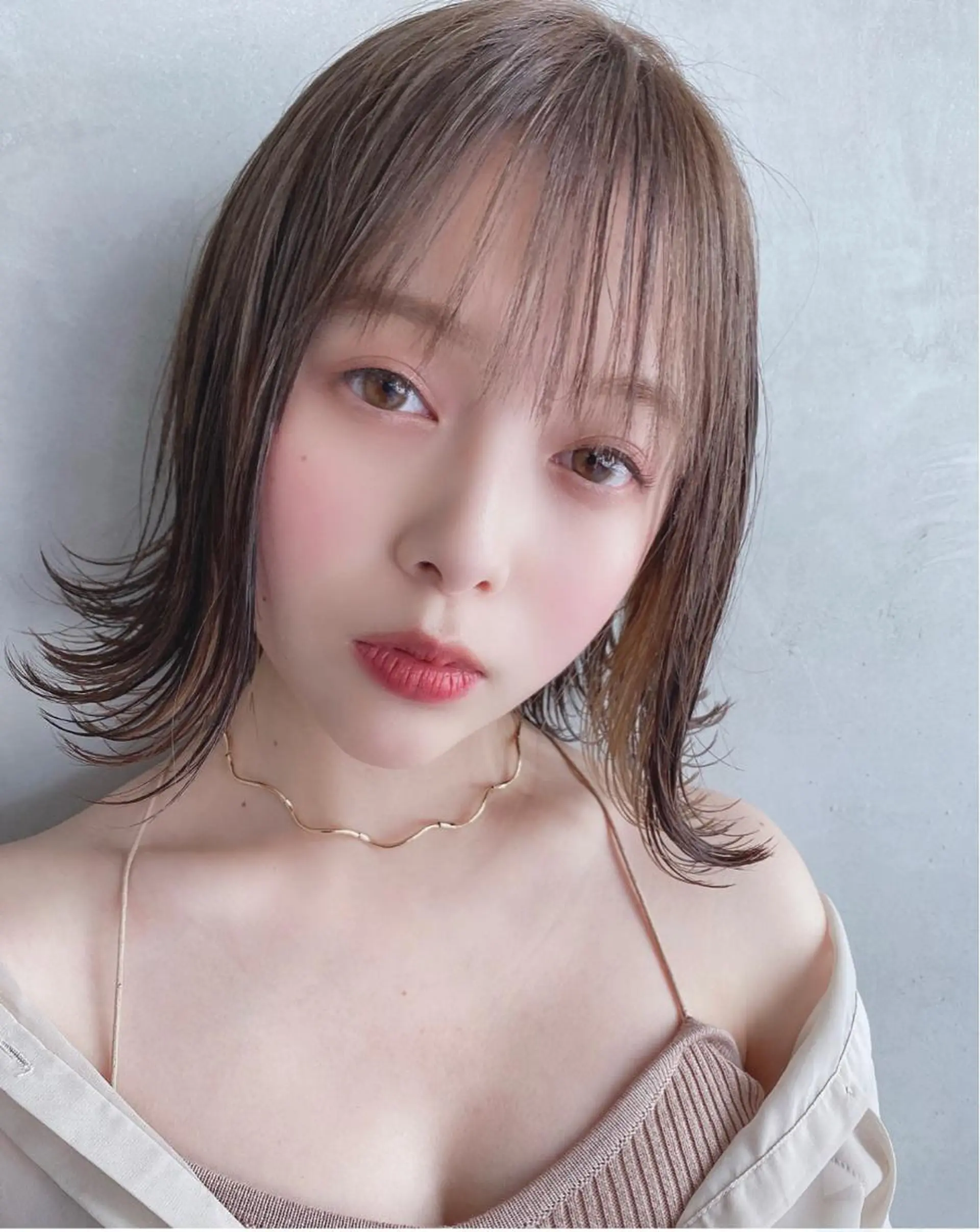 ミディアム カラー hao所属・西山 頌太のヘアスタイル