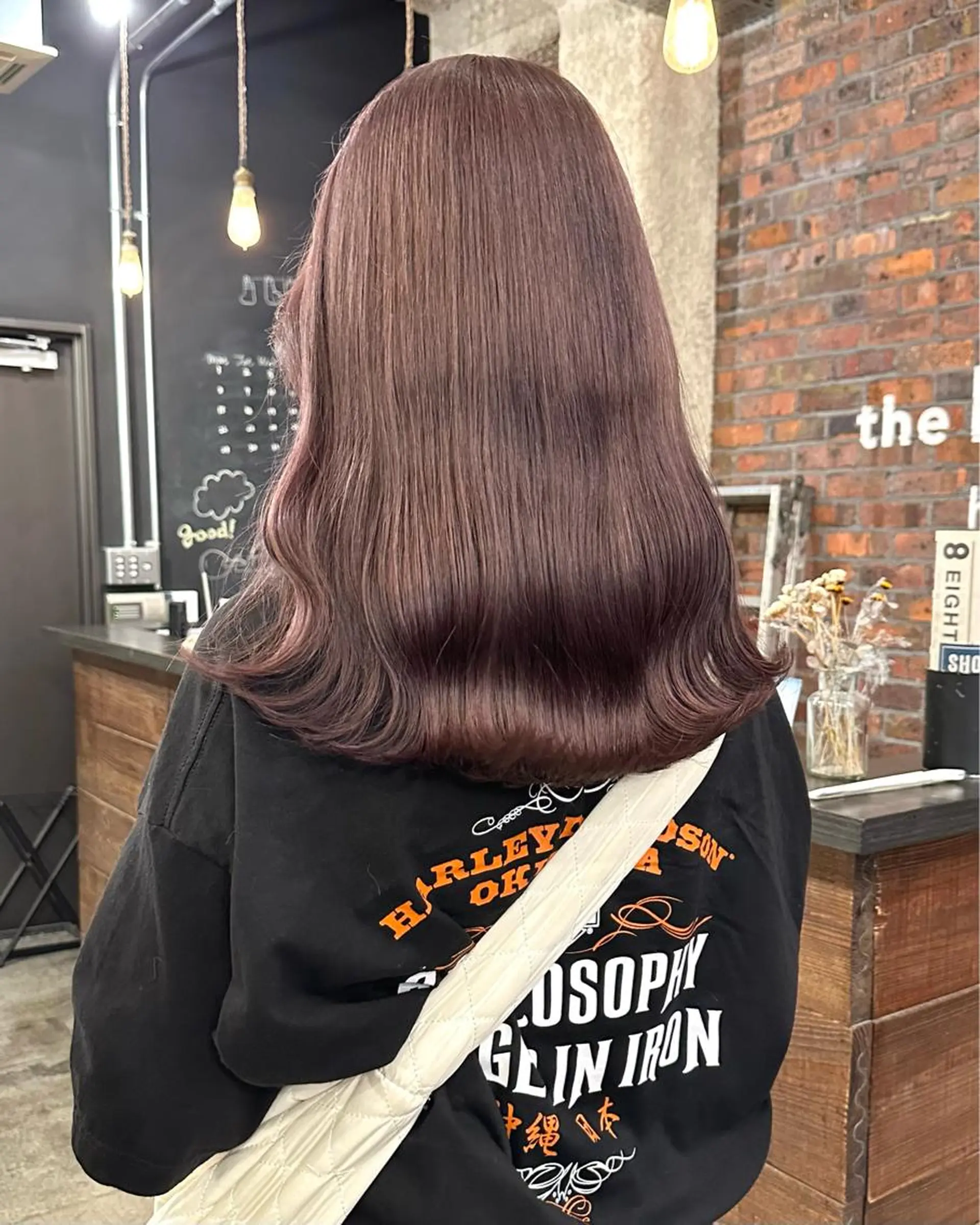 セミロング カラー カット ヘアカラー トリートメント 村田 来倖のヘアスタイル