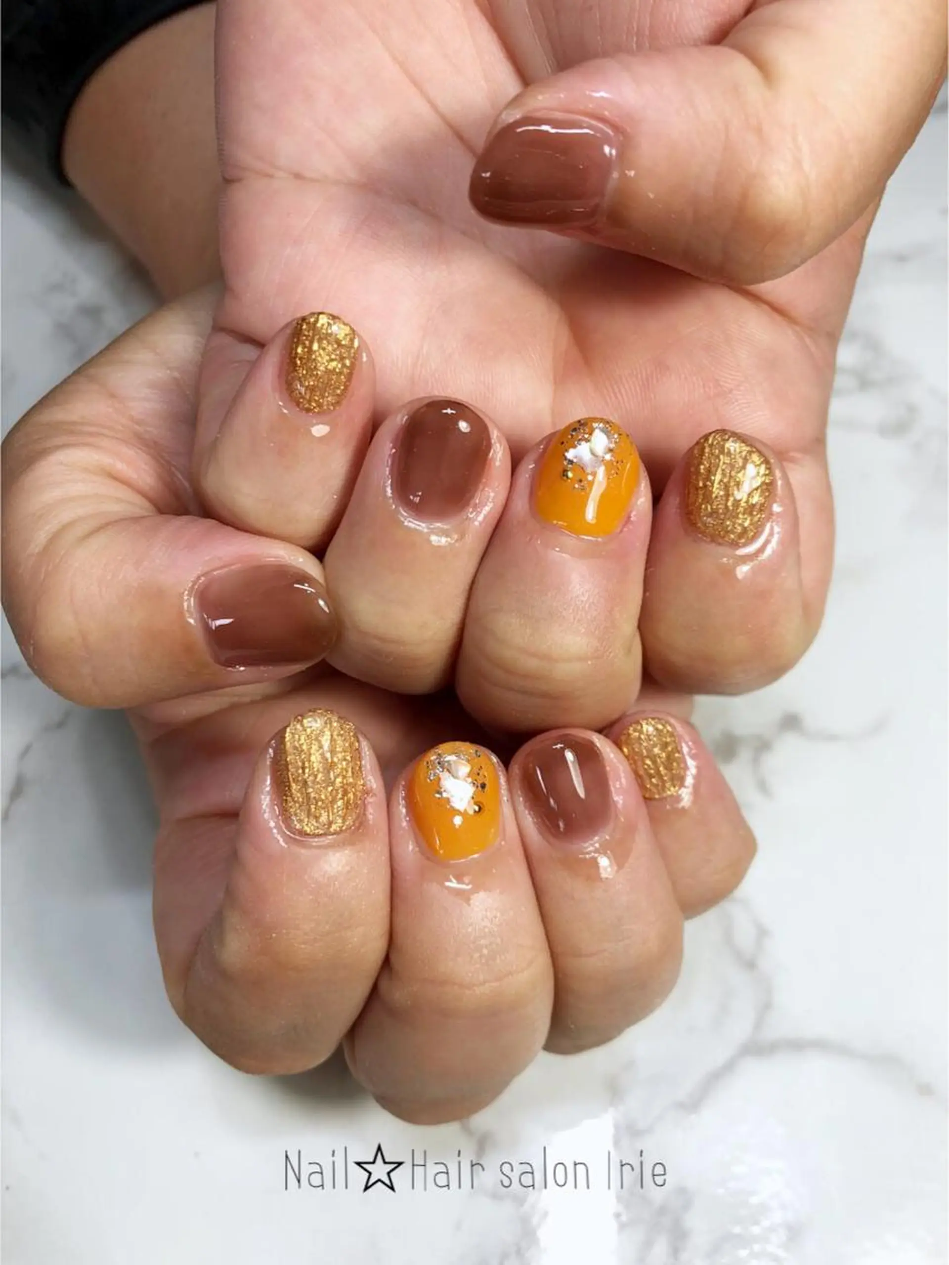 ネイル ハンドネイル Hair salon Irie所属・與儀 知佳のネイルデザイン