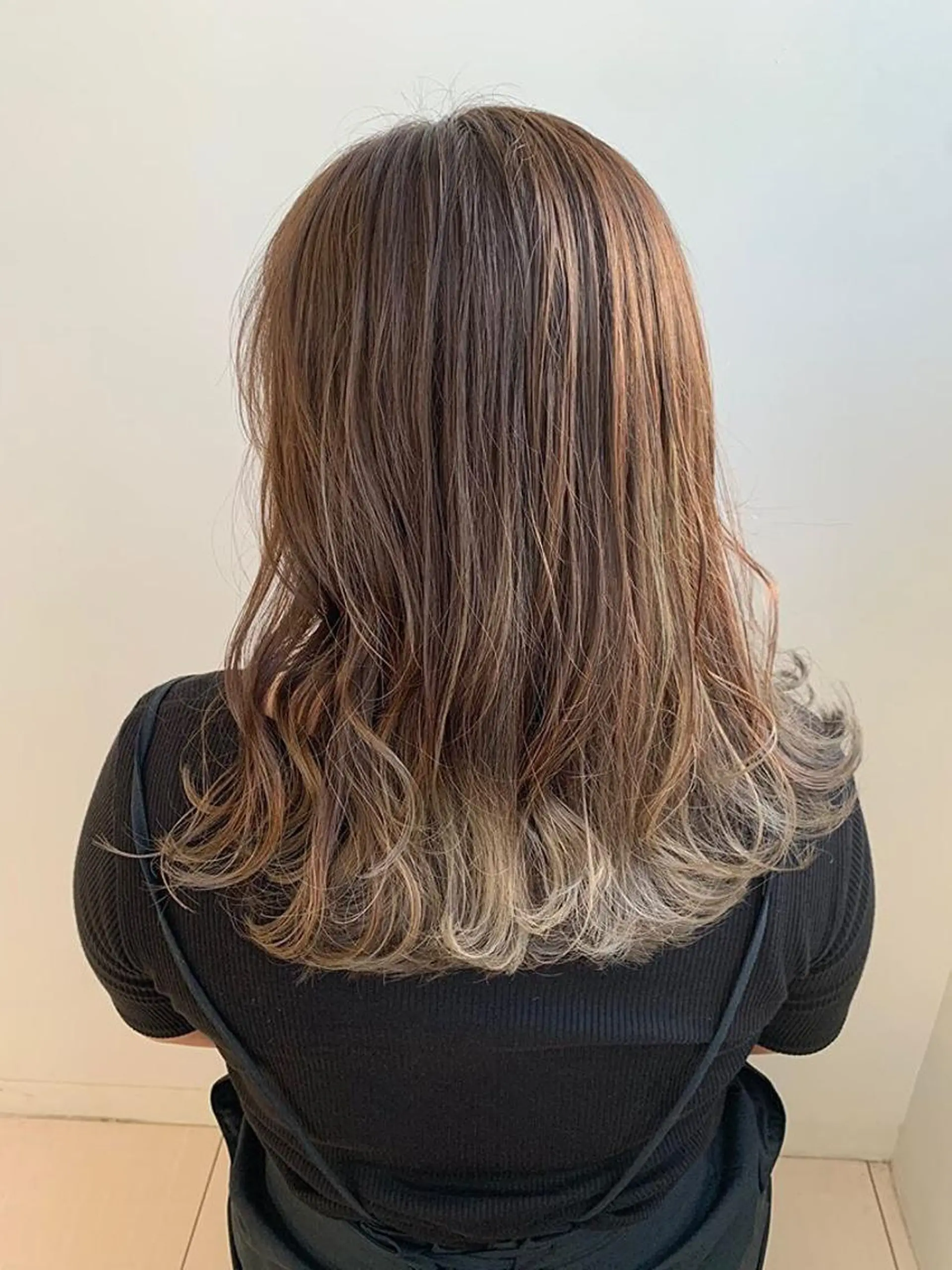 カラー nono/パーマ /顔まわりカット🐈のヘアスタイル