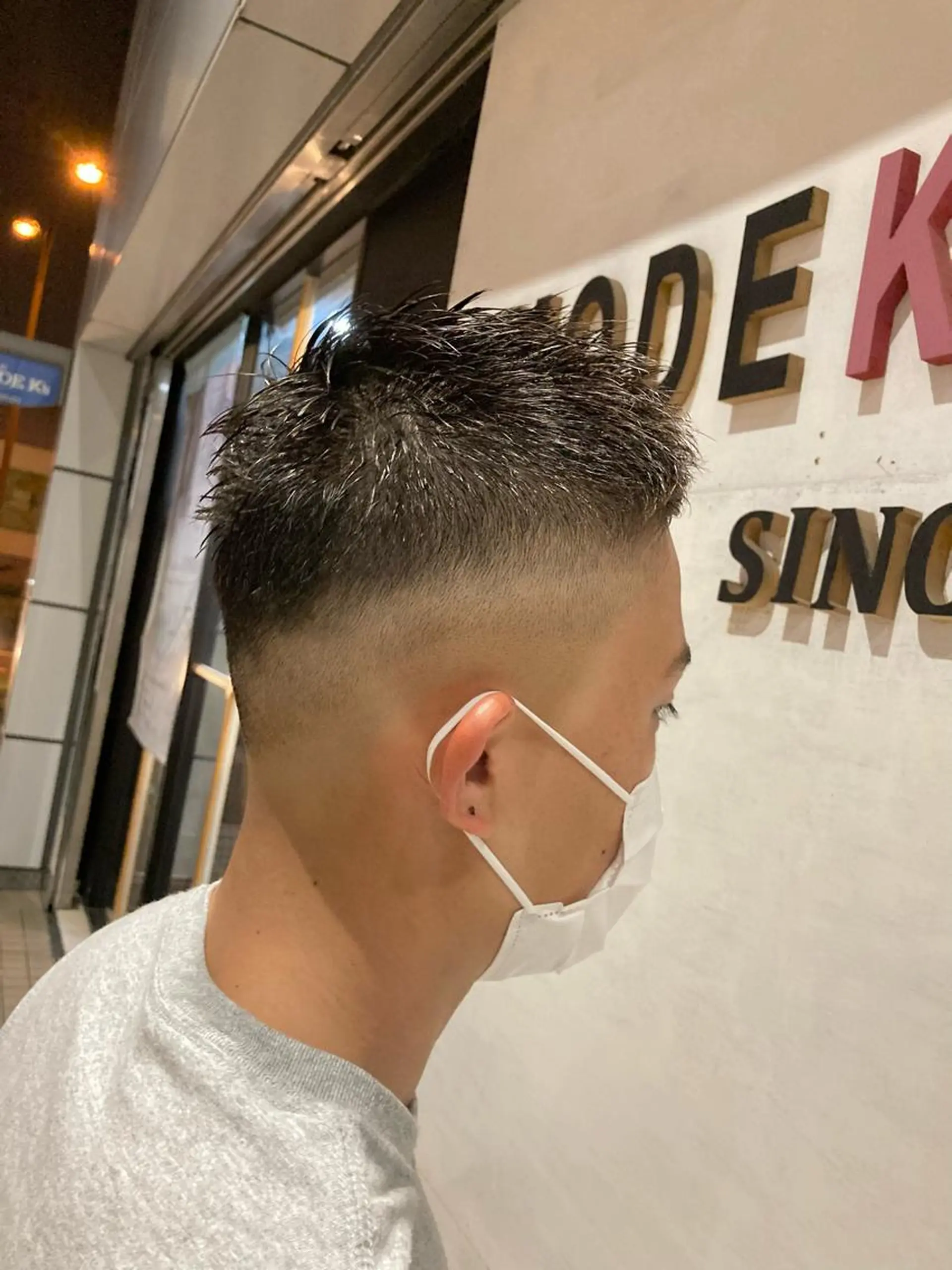 メンズ フェードカット スキンフェード カット SHAFT Ieiriのヘアスタイル