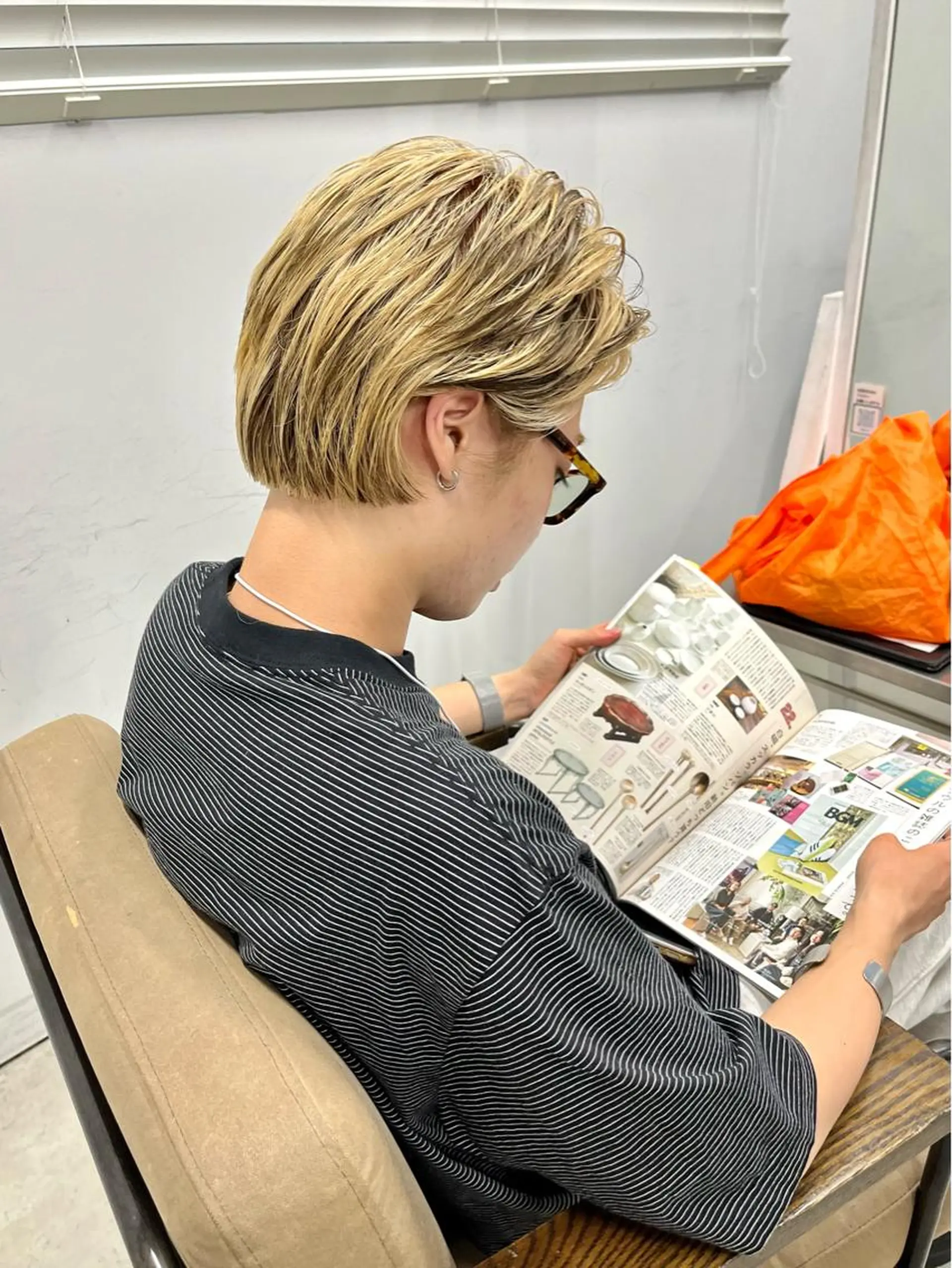 カラー メンズ 山口 モエのヘアスタイル