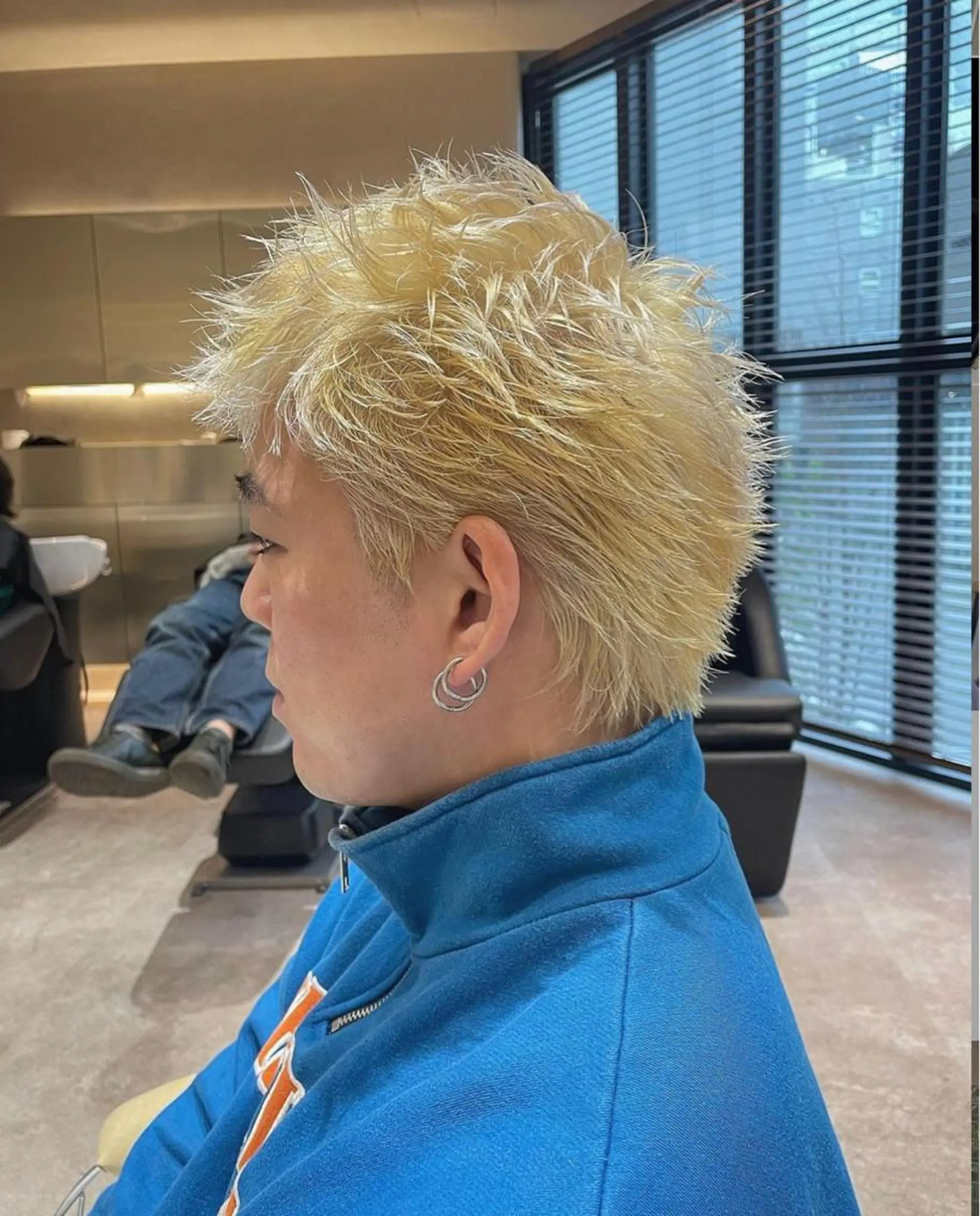 ショート カラー メンズ メンズハイトーン ハイトーンカラー ヘアカラー トリートメント 渋谷/メンズ特化/ 女子ウケ/FUKAのヘアスタイル