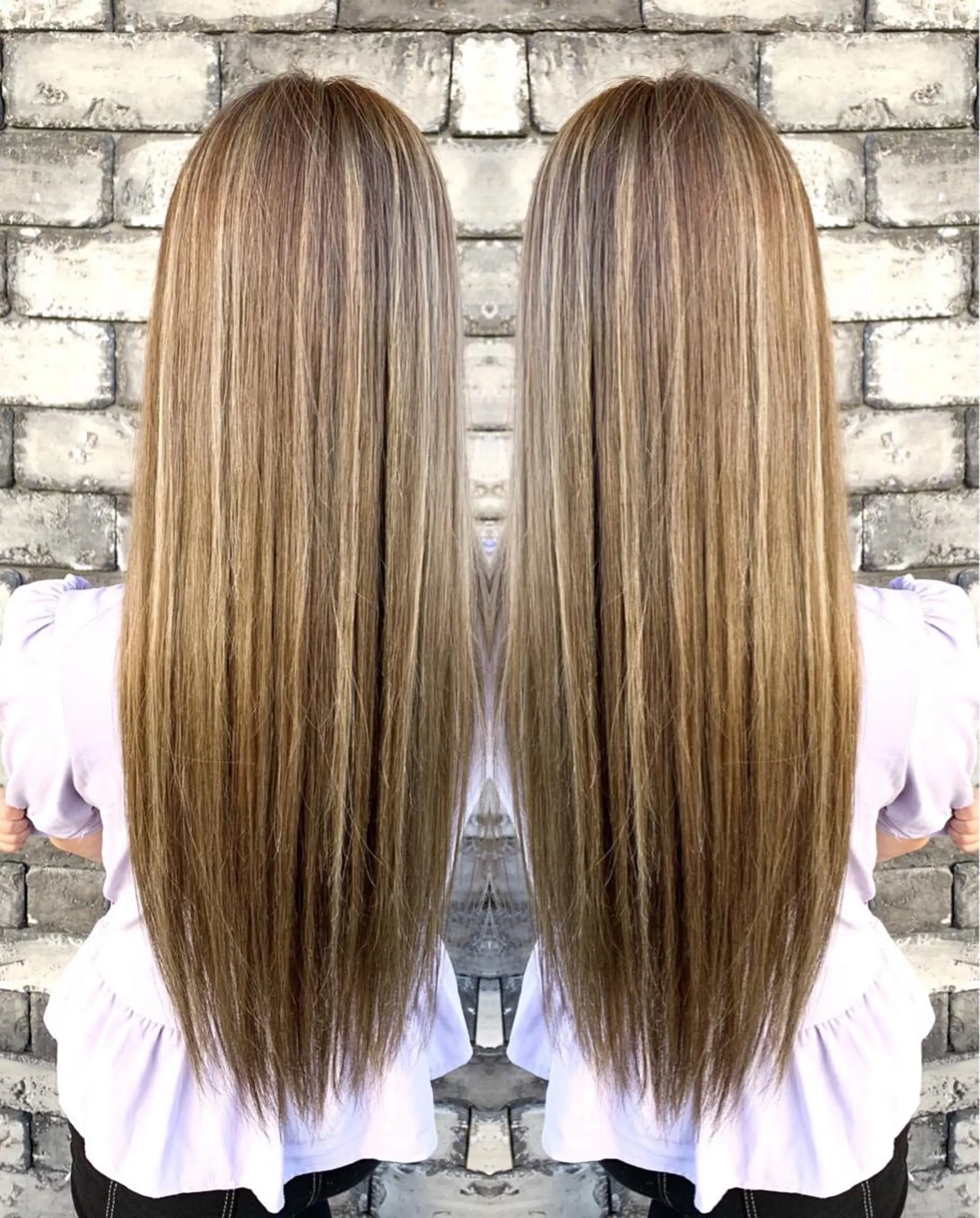 ロング 3Dハイライト 外国人風カラー ハイライト ヘアカラー トリートメント ヘアセット ❤️千葉県代表❤️ 店長❤️柿本翔一朗のヘアスタイル