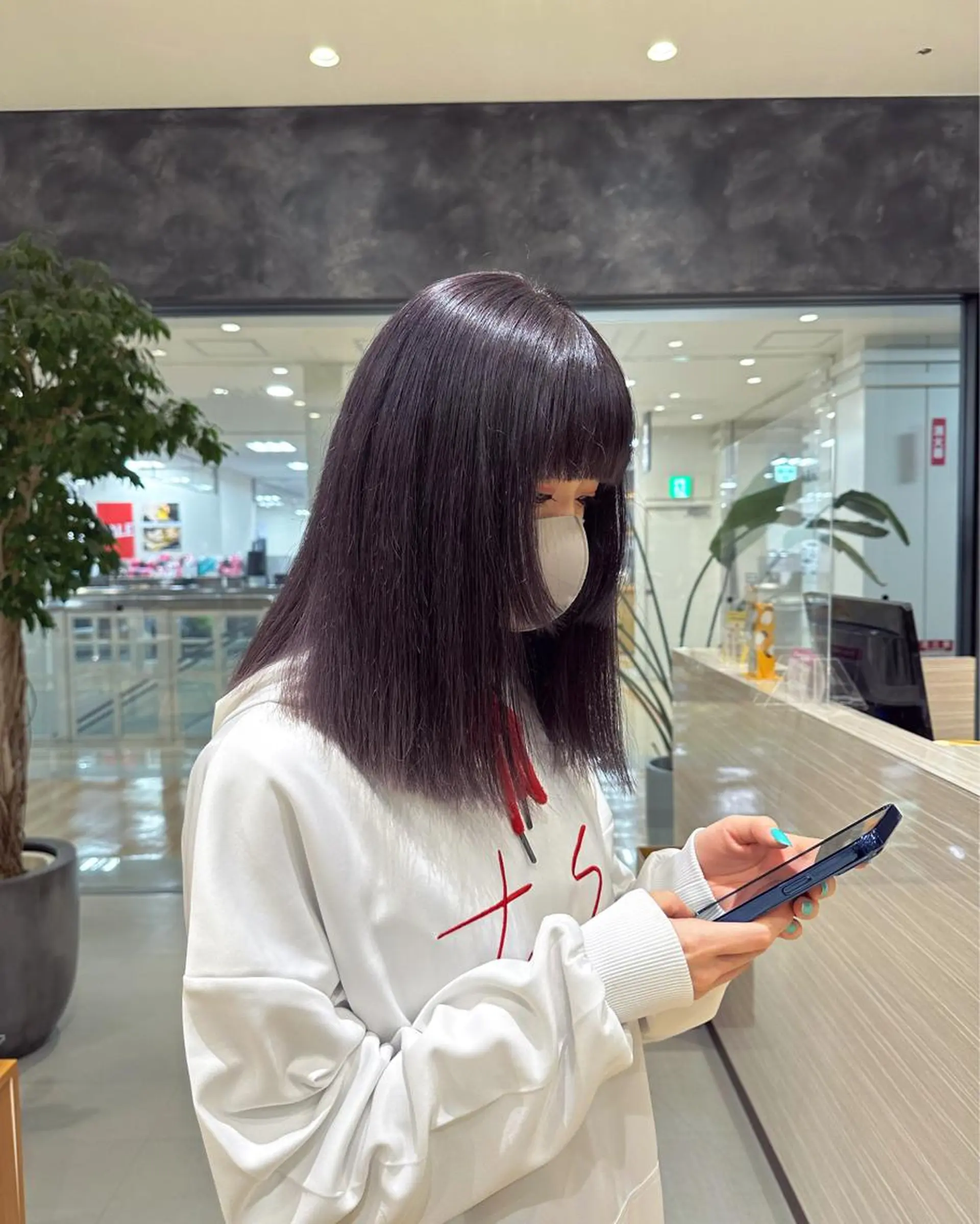 ミディアム カラー rilliant所属・中原 つくしのヘアスタイル