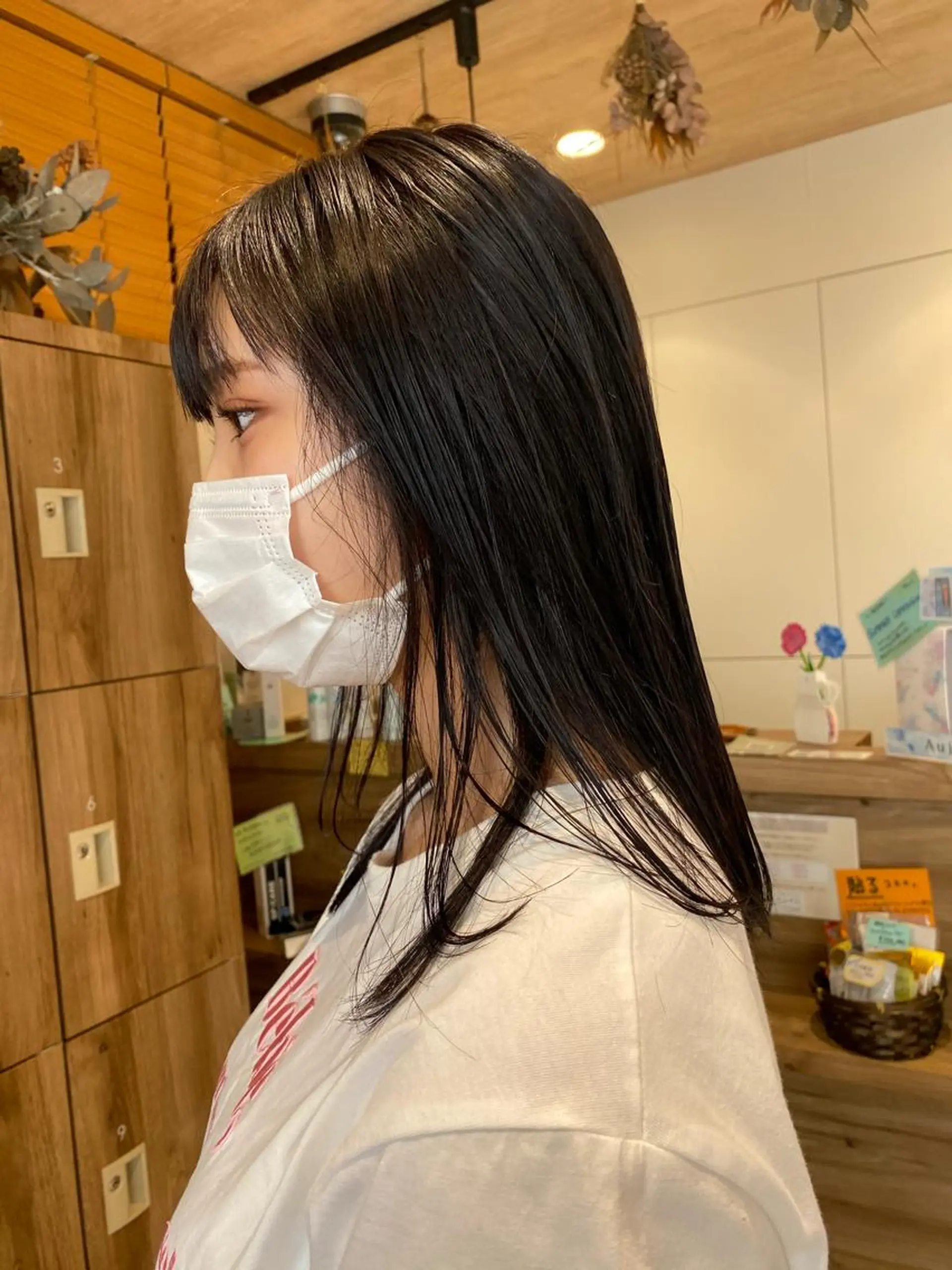 セミロング カラー ラベンダーカラー パーマ指名No1 /namiのヘアスタイル