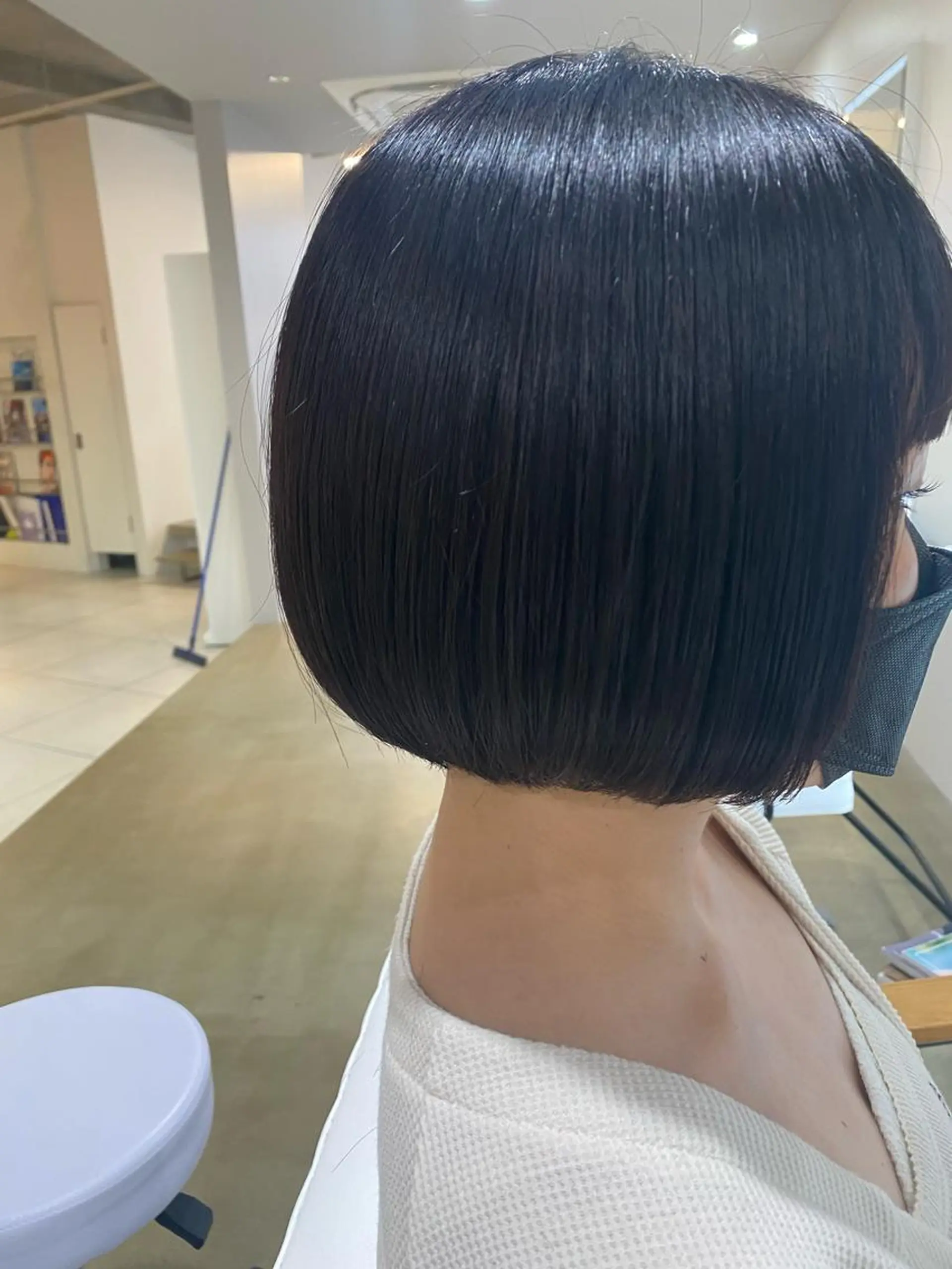 ショート 切りっぱなしボブ ボブ I nagiのヘアスタイル