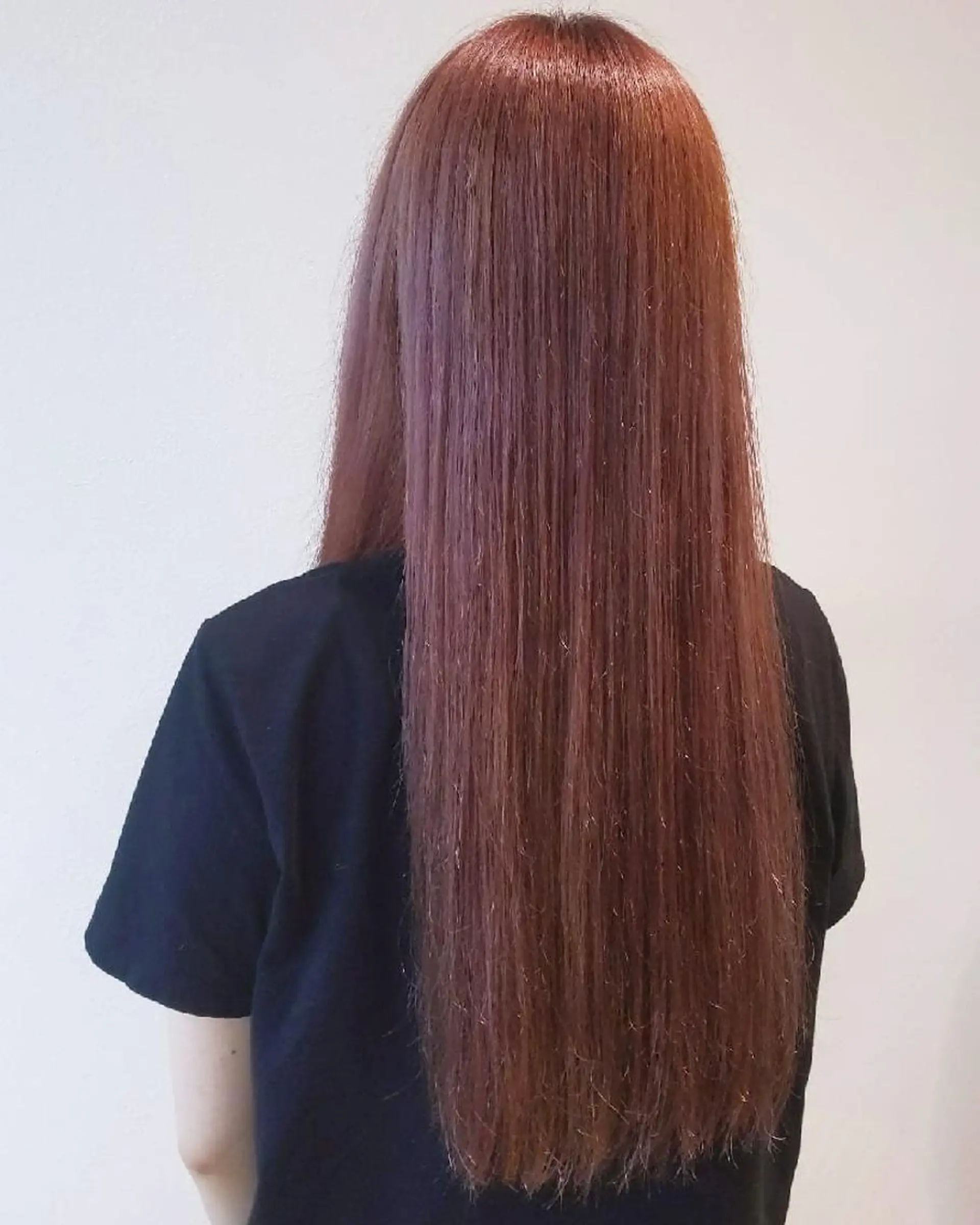 ロング 浜田りほ Luxbe 博多バスターミナルのヘアスタイル