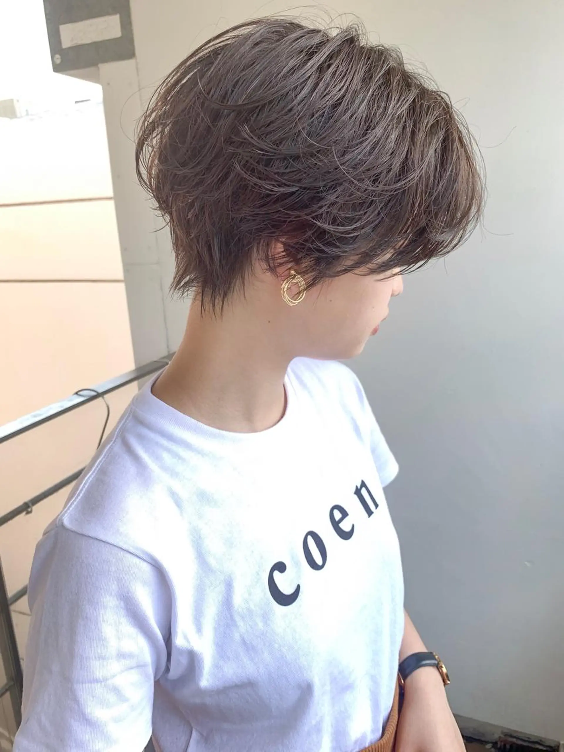 ショート パーマ ショート/レイヤー なら石井知希のヘアスタイル