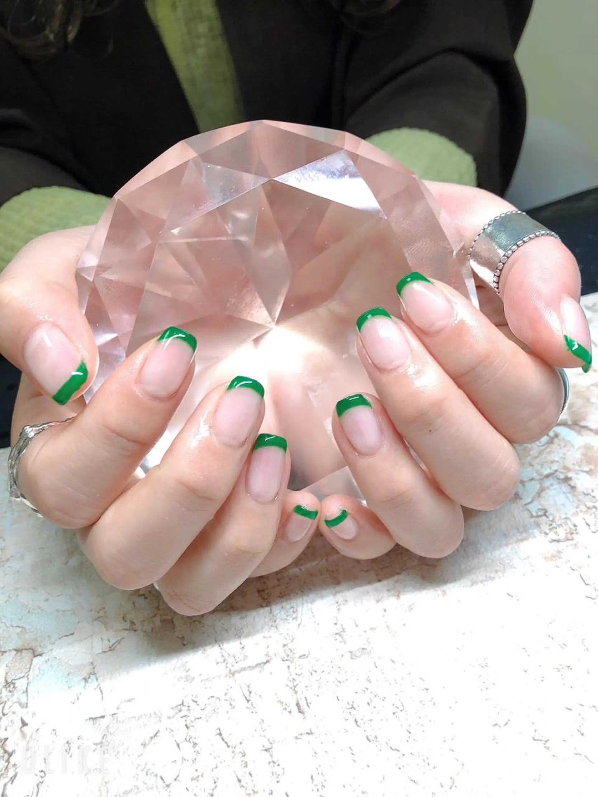 ネイル アートネイル フレンチネイル ジェルネイル グラデーション 韓国ネイル Nail room Bimano所属・Bimano seica♡+°のネイルデザイン