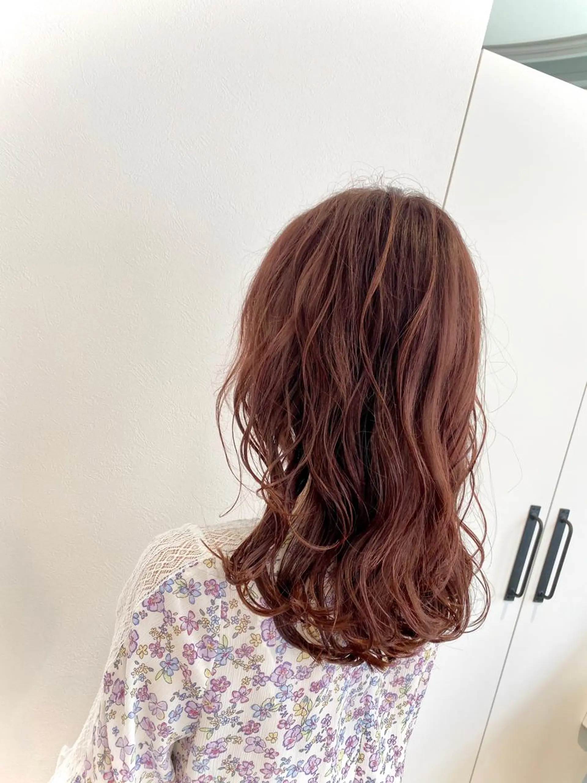 セミロング カラー イルミナカラー ピンクカラー カット ヘアカラー トリートメント Kazu .Kのヘアスタイル