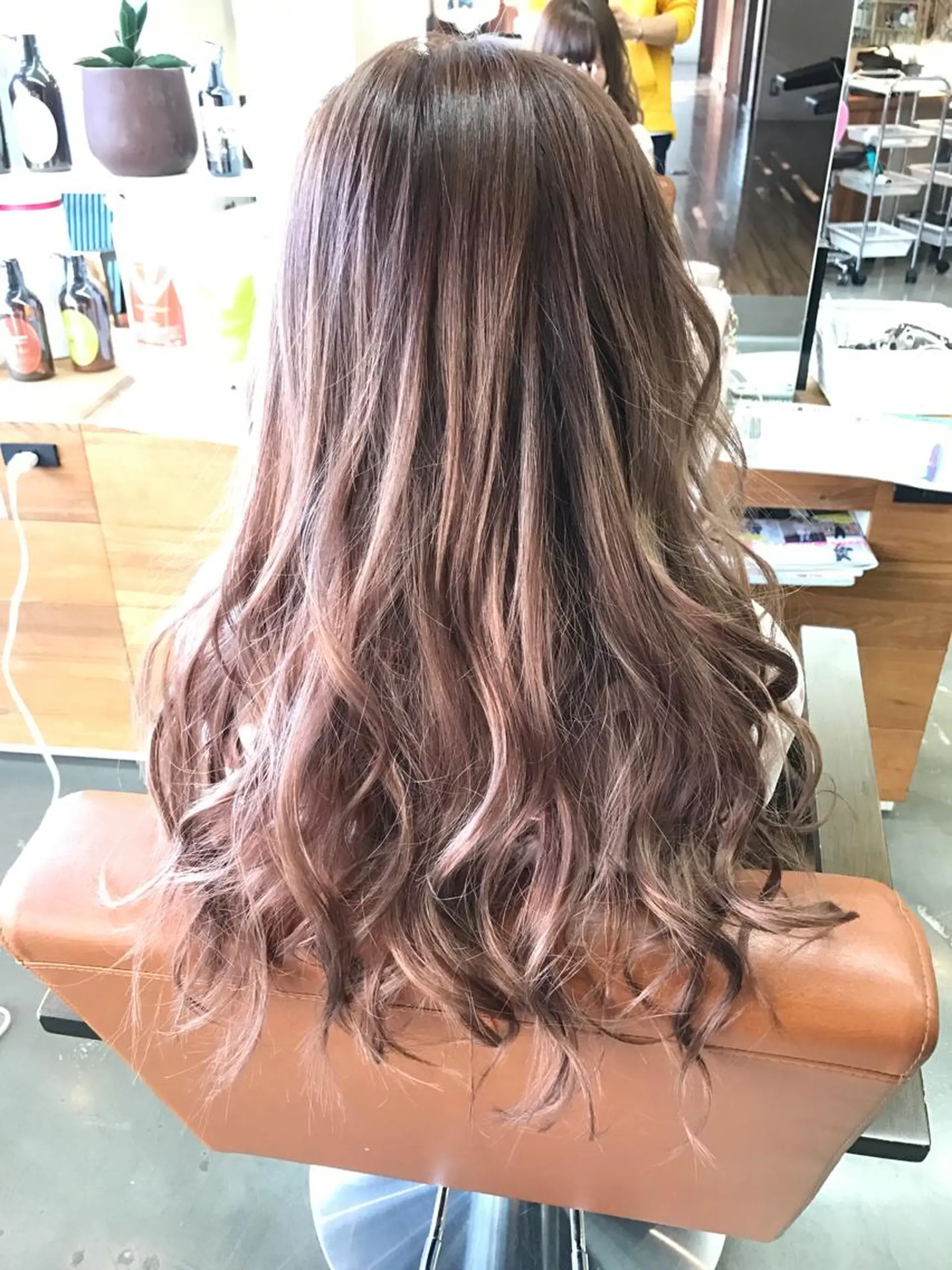 ロング カラー パーマ ヘアアレンジ ハイライト/髪質改善 ans/黒木 和大のヘアスタイル