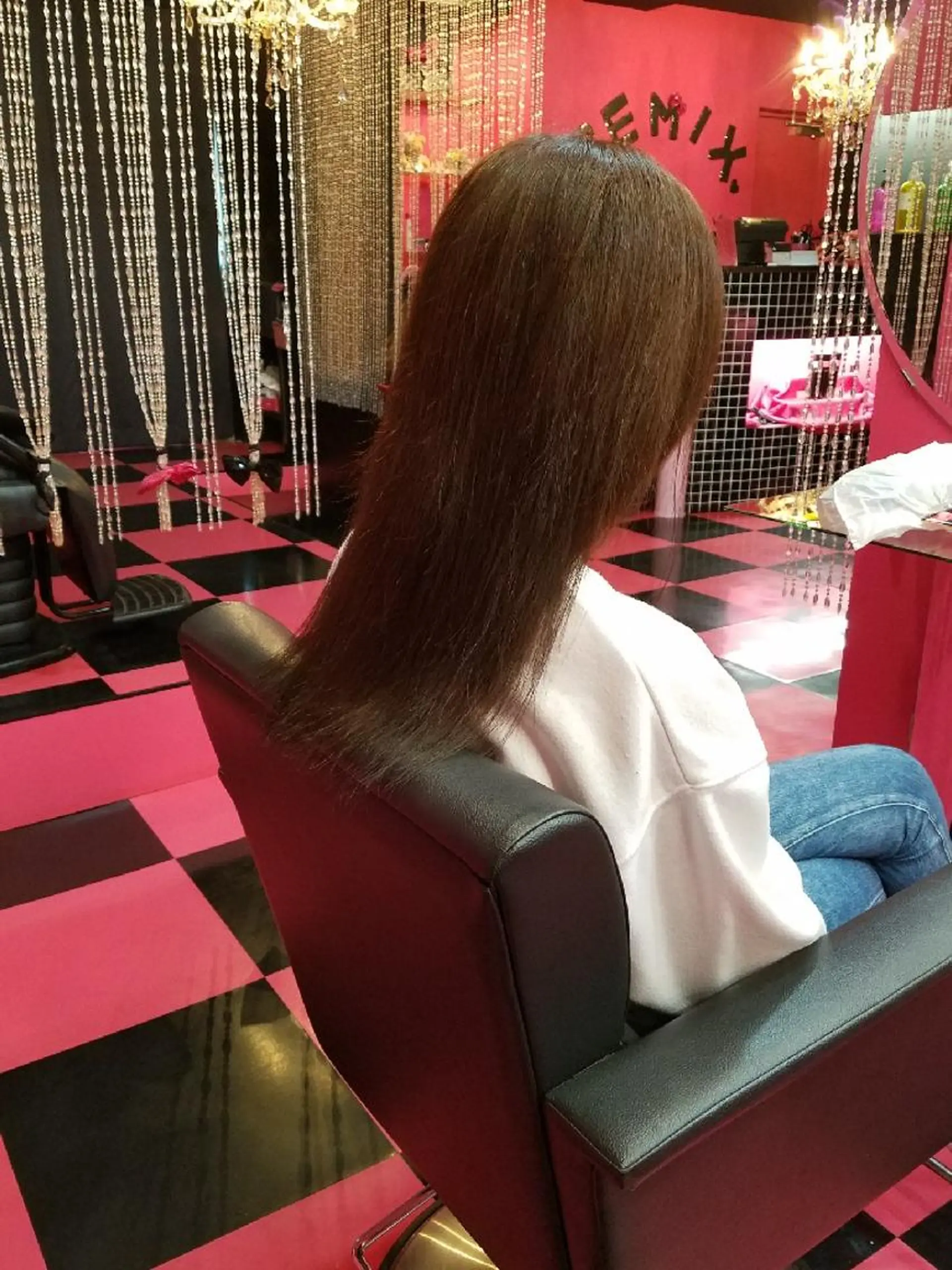 カラー セミロング ダブルカラー REMIX　by　  Love　hairのヘアスタイル