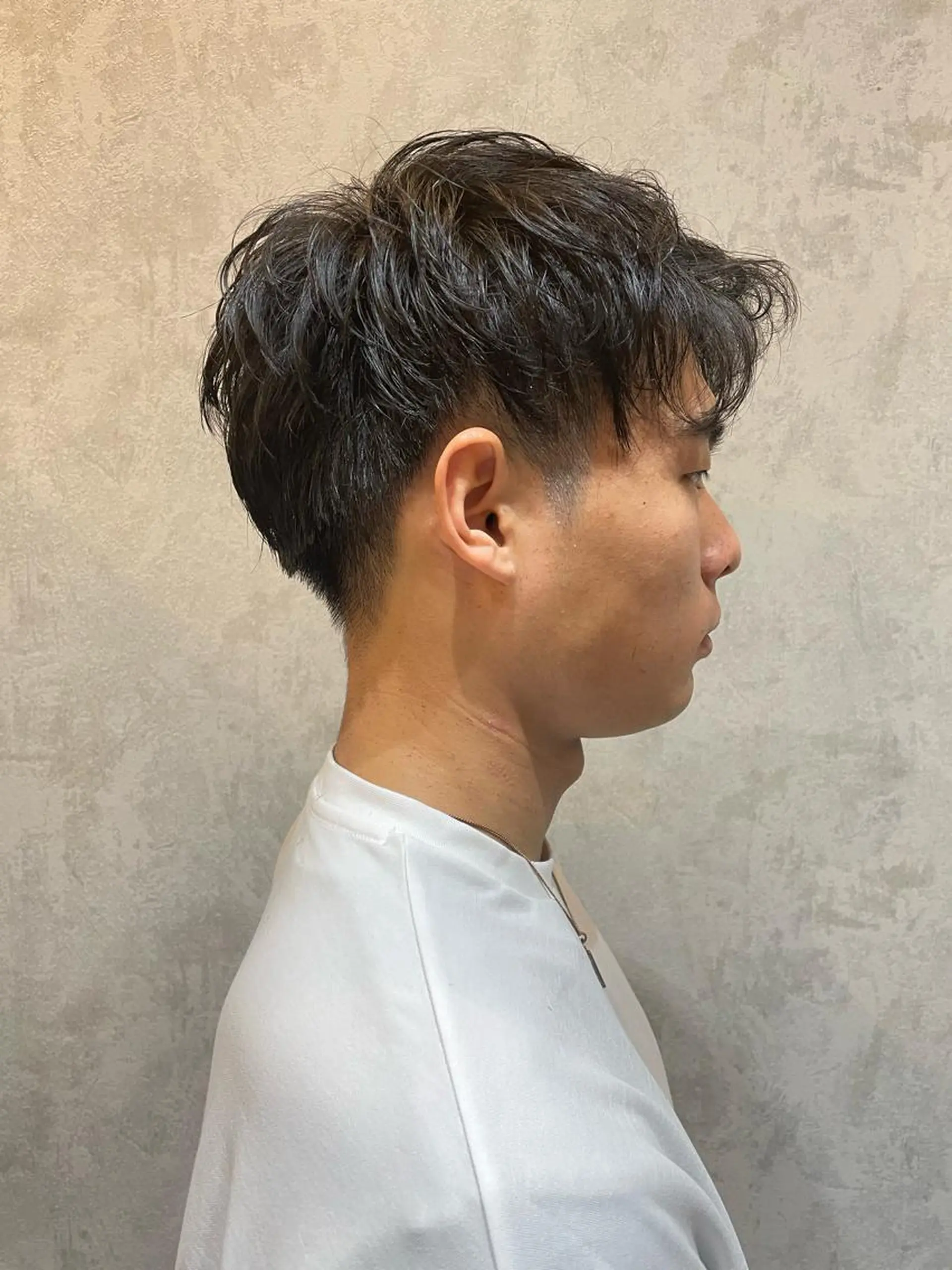 ショート メンズ マッシュ SHANTi 飯塚 ヘアセット/髪質改善のヘアスタイル