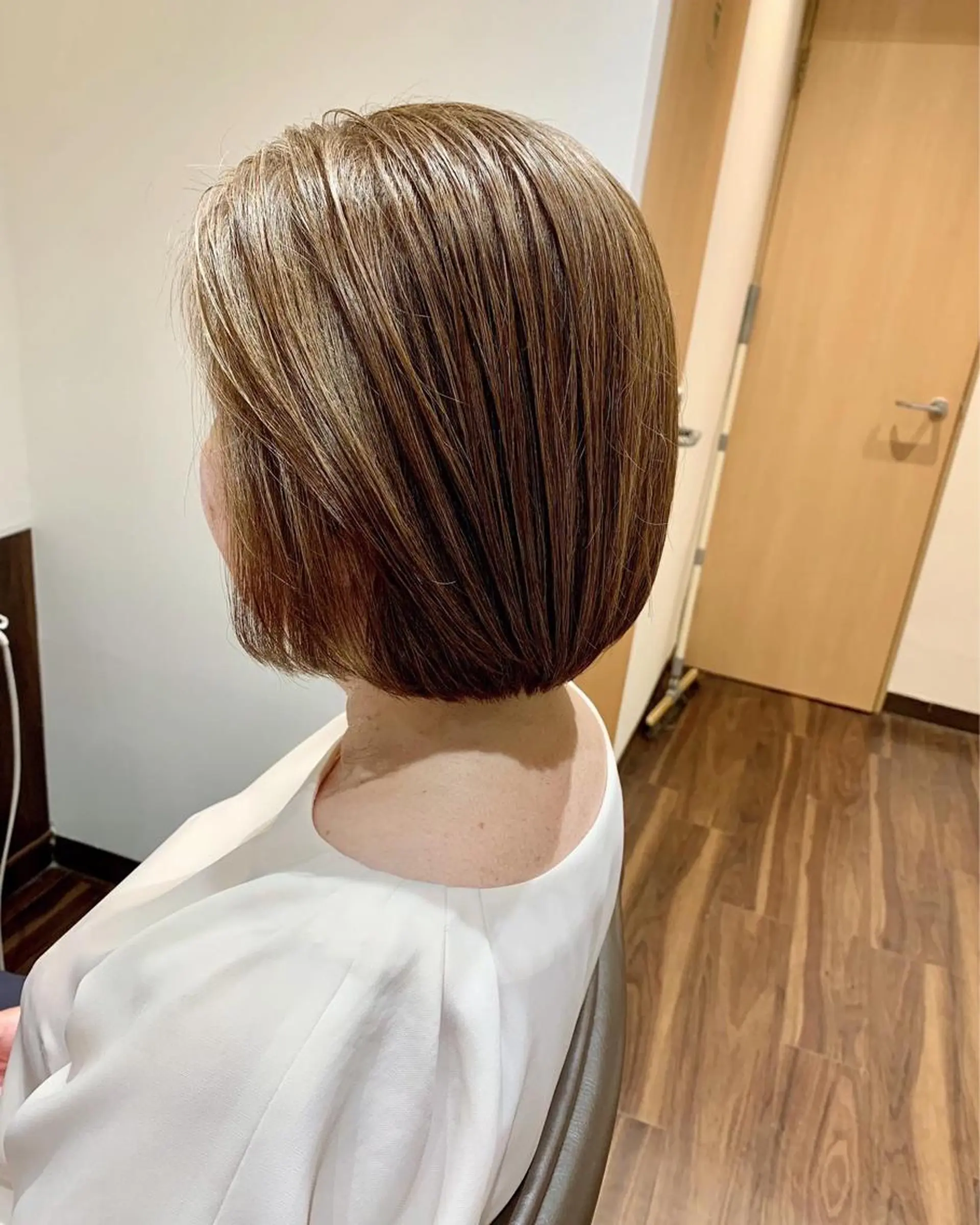 ミディアム カット ヘアカラー トリートメント green feel 長原所属・西山 大樹のヘアスタイル