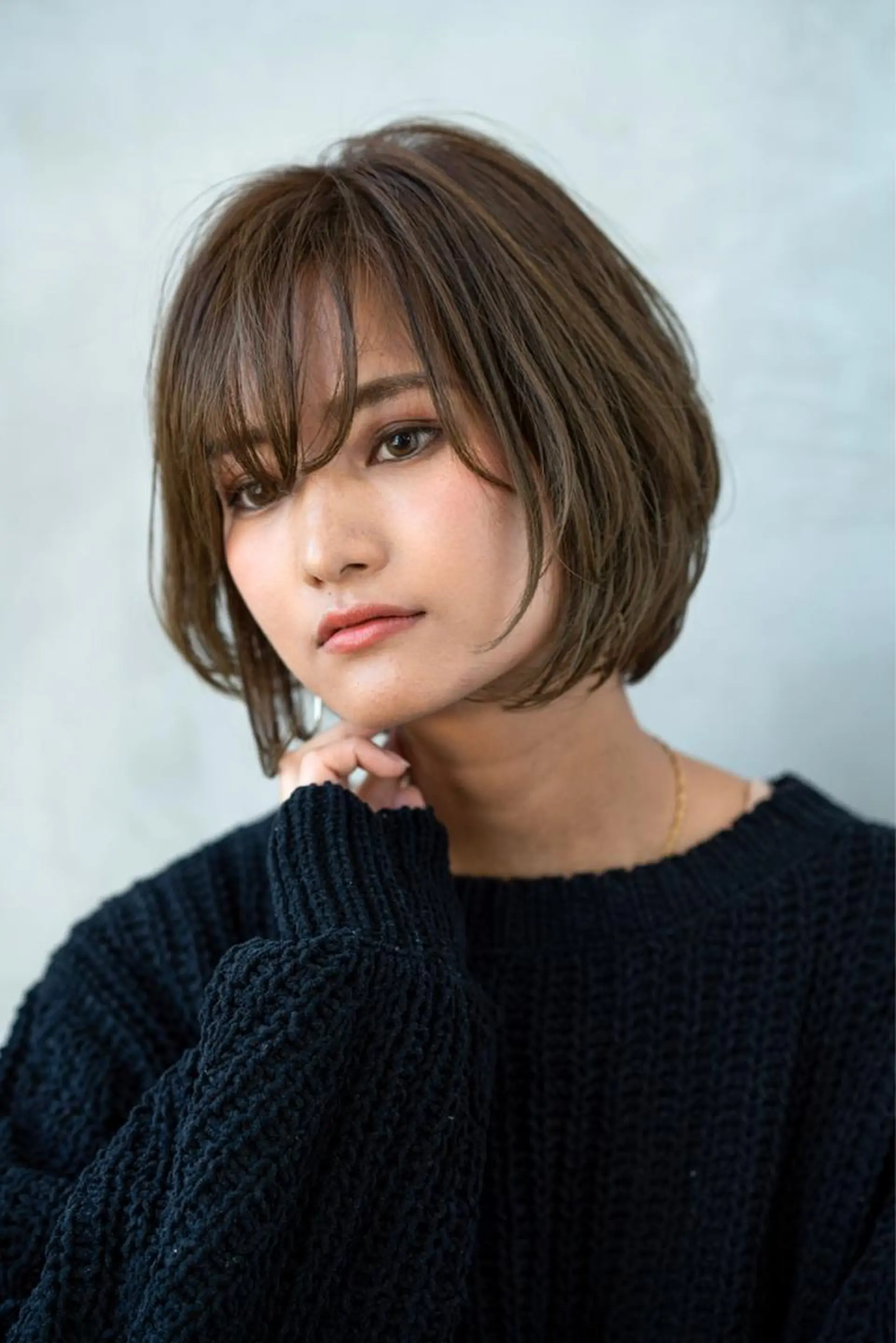 ミディアム カラー カット ヘアカラー トリートメント 🉐レイヤー/塩見 弘樹🉐渋谷のヘアスタイル