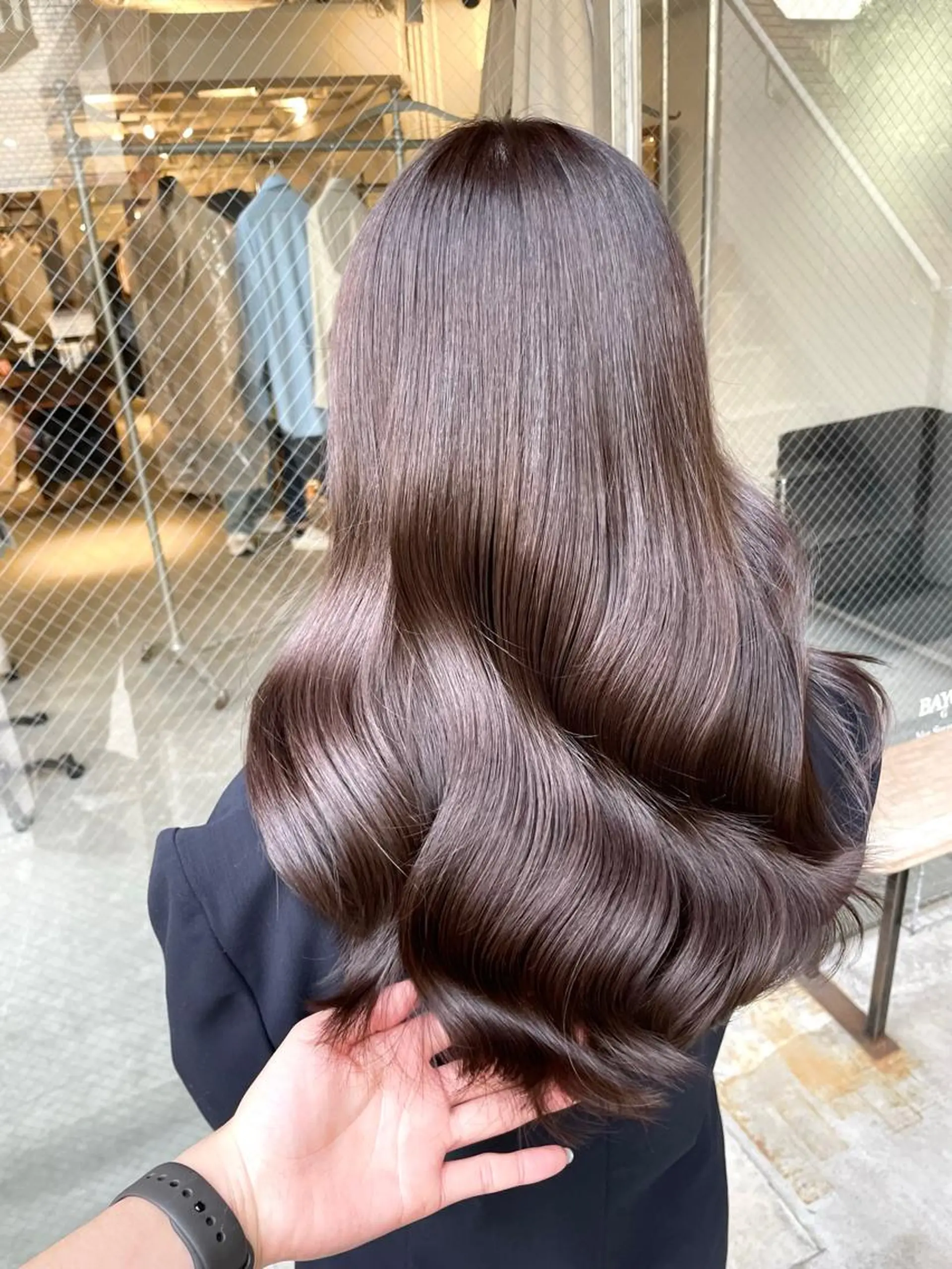 ロング カラー 寺山 佳貴のヘアスタイル