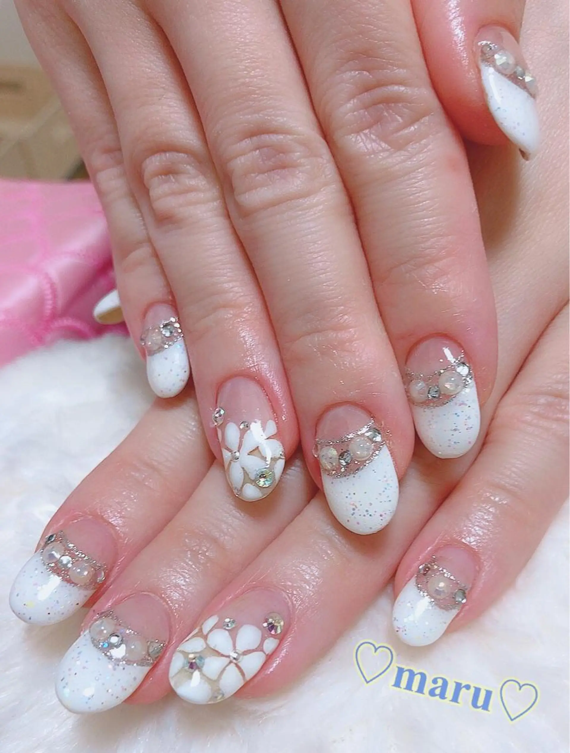 ネイル ハンドネイル フットネイル まるみ ♡のネイルデザイン