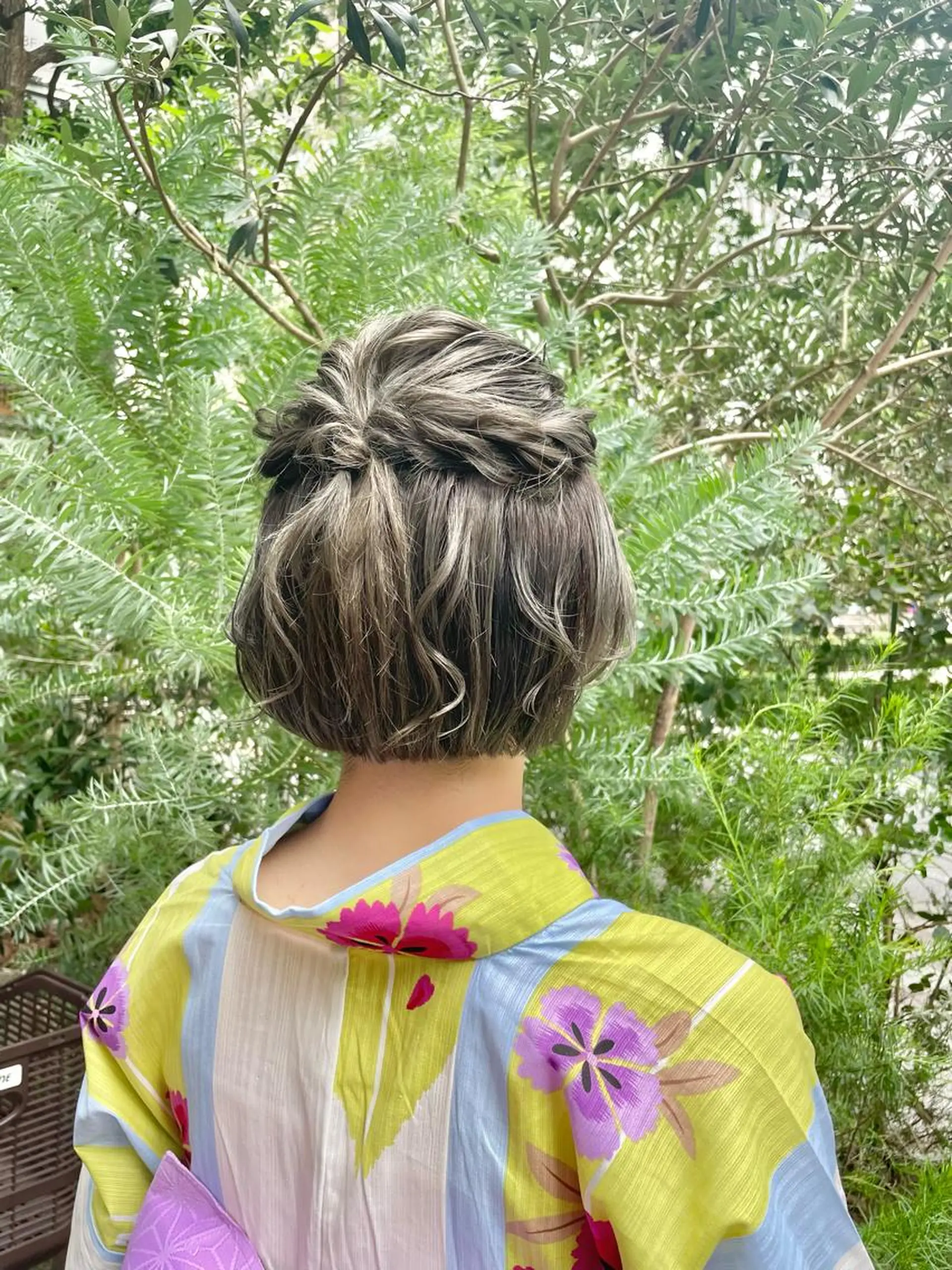 ショート カラー ヘアアレンジ ネイル マツエク・マツパ 韓国マツエク/まつパ 🎀misaki🎀のマツエク・マツパデザイン