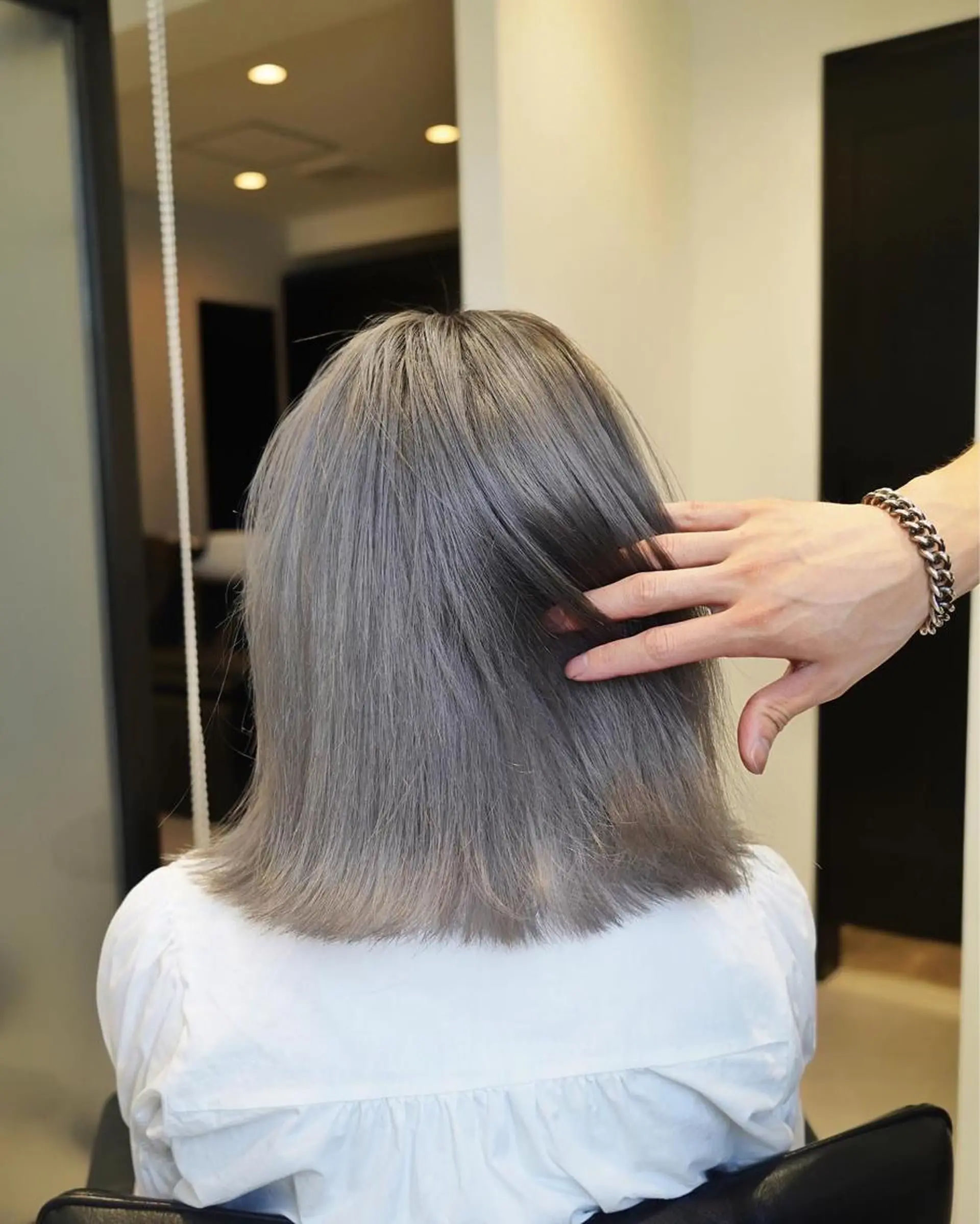 ミディアム カラー カット ヘアカラー トリートメント ヘアセット メンズ特化 パーマ/オザワのヘアスタイル