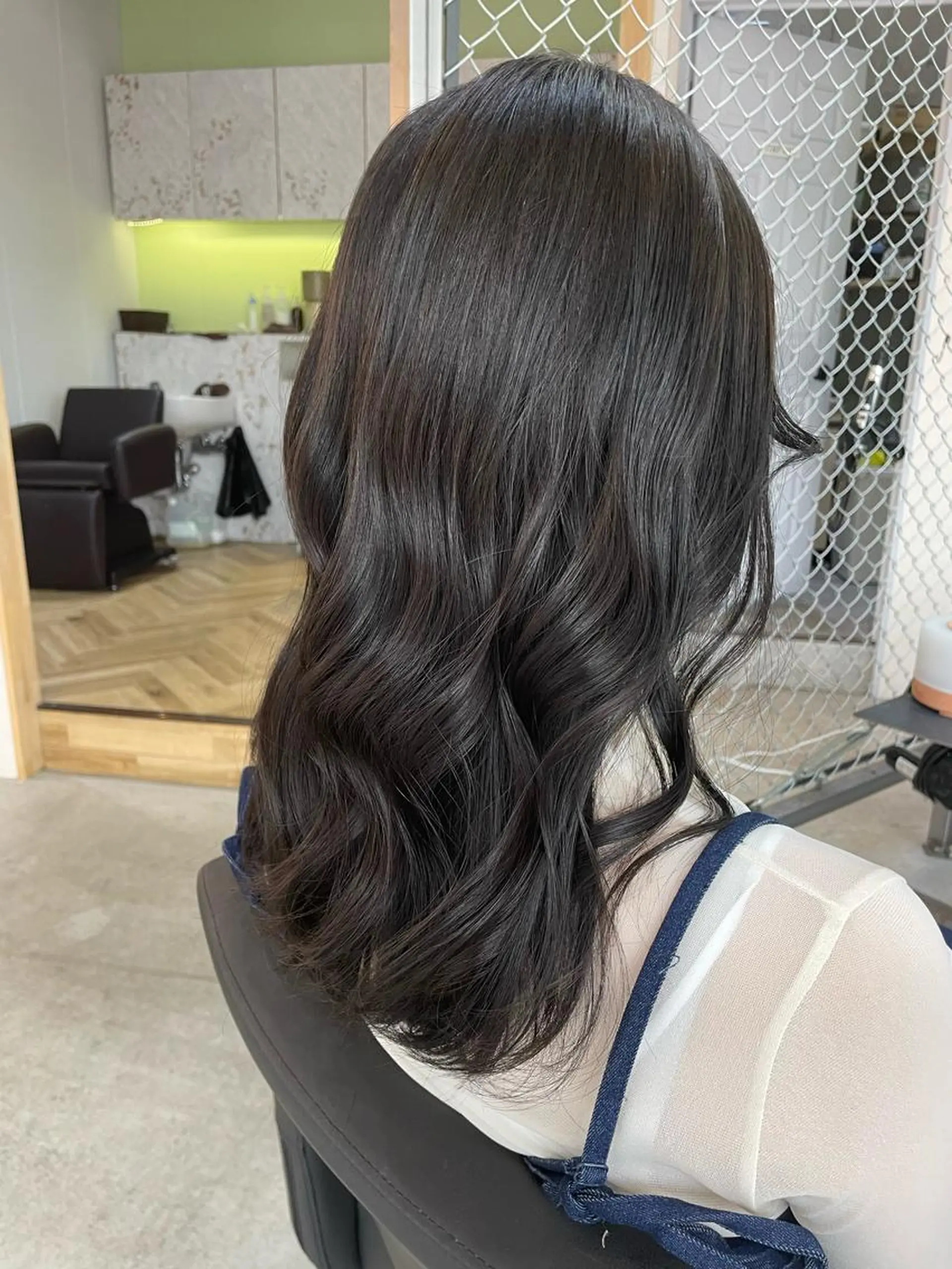 セミロング カラー 透明感カラー Agu  hair you所属・♡ yumaのヘアスタイル