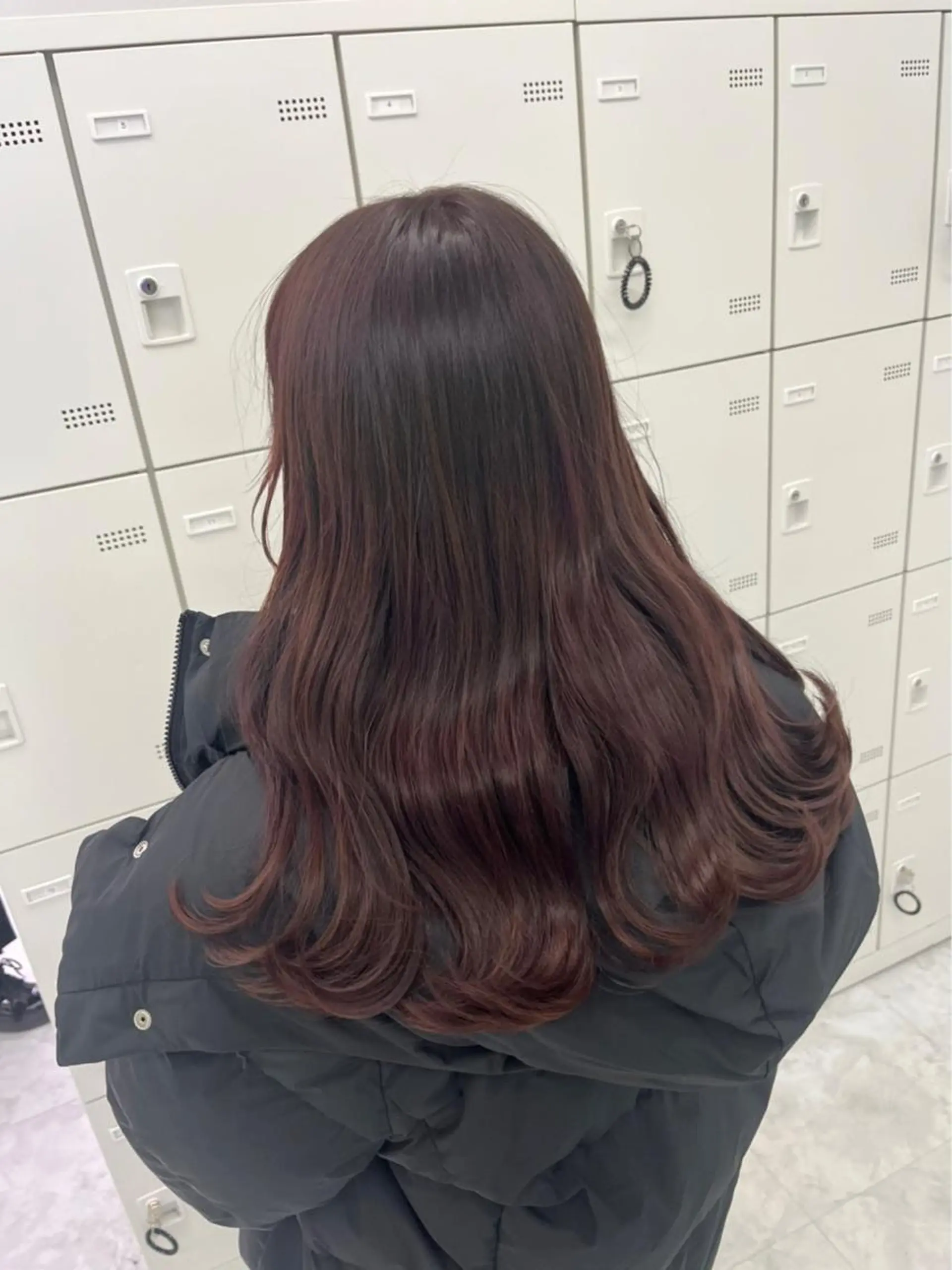 セミロング カラー ヘアカラー 💖ミルクティー💖 あかり💖のヘアスタイル