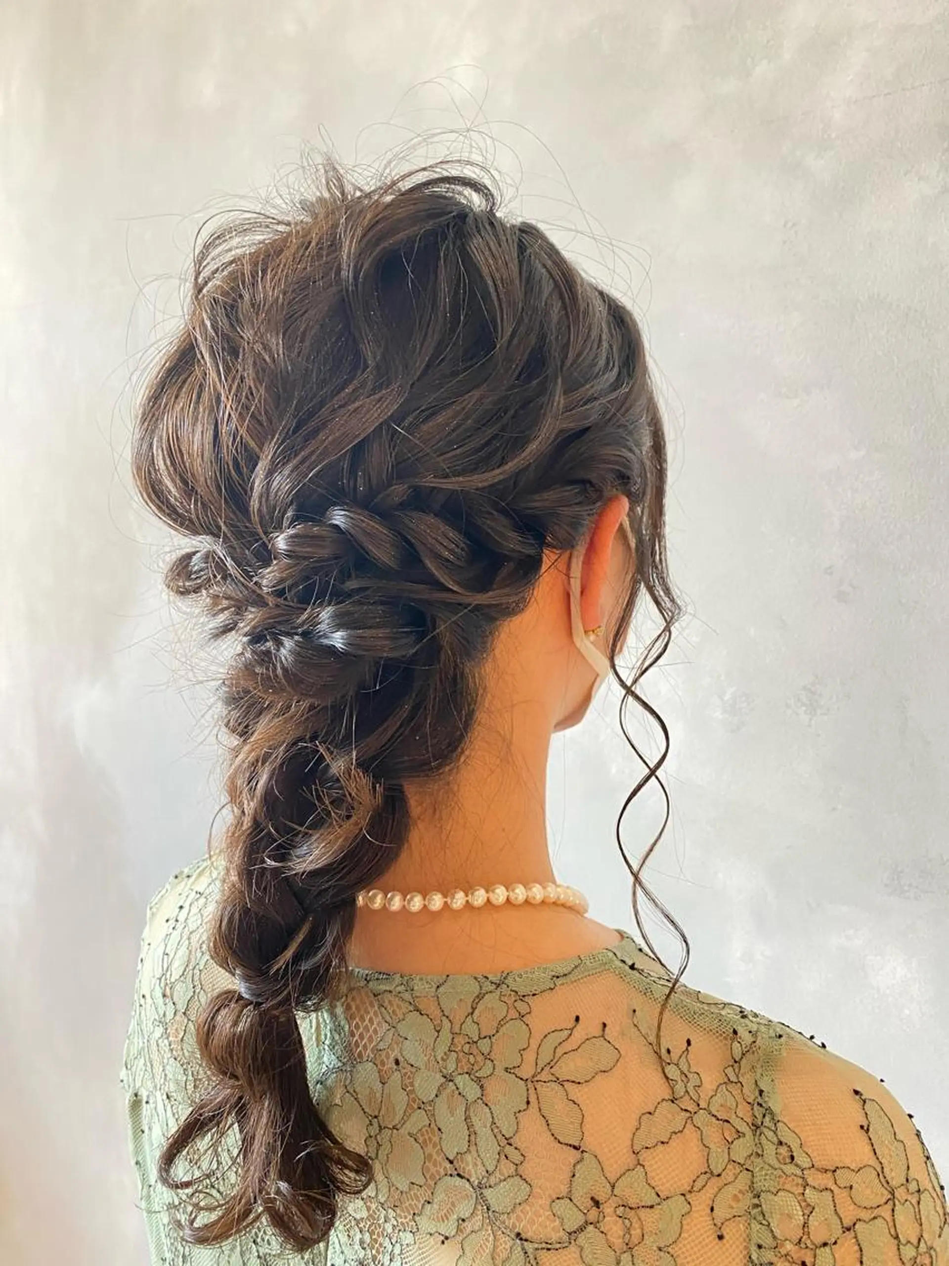 ロング ヘアセット 内田 遥香のヘアスタイル