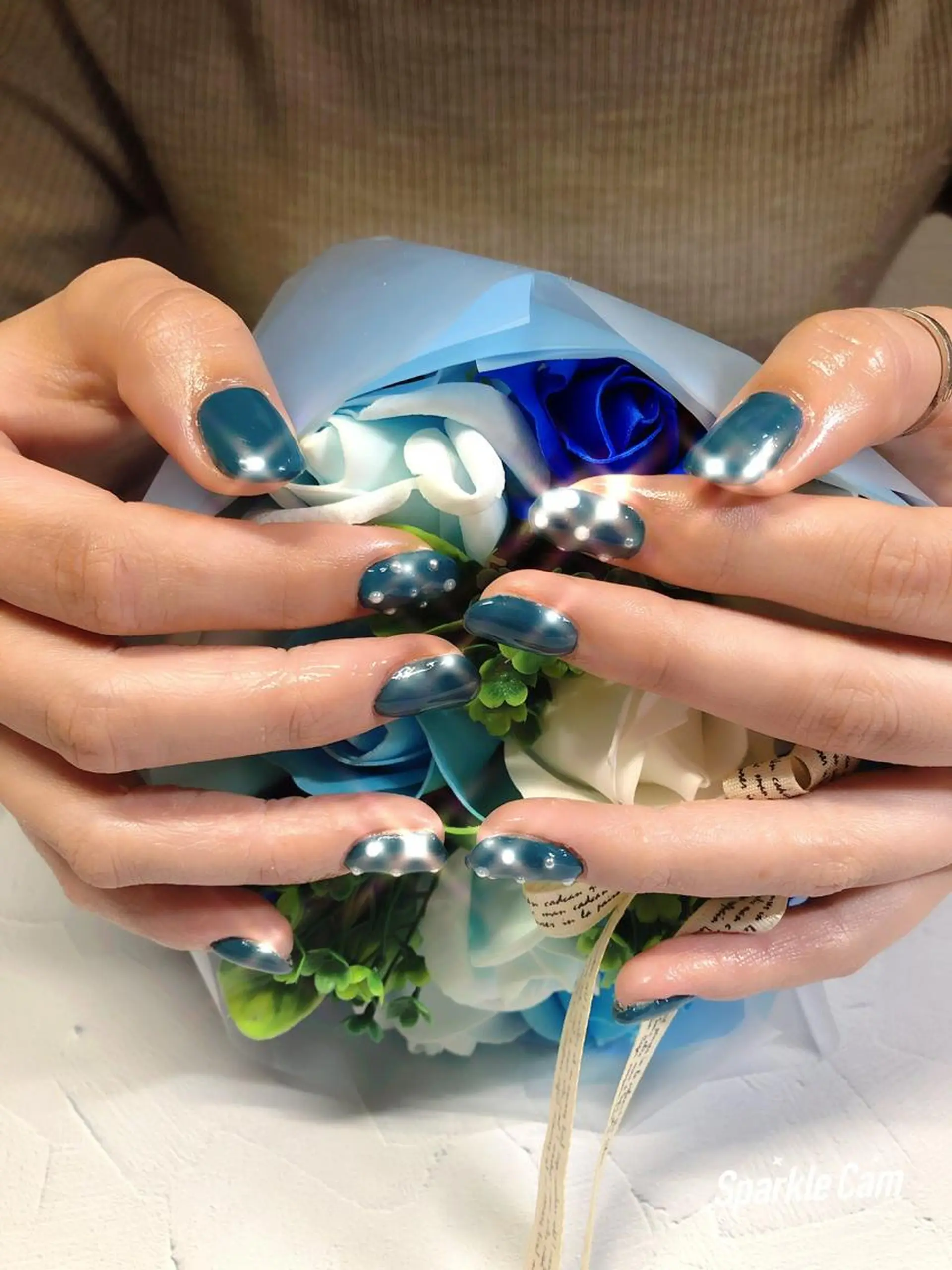 ネイル ワンカラーネイル 奥園 良恵のネイルデザイン