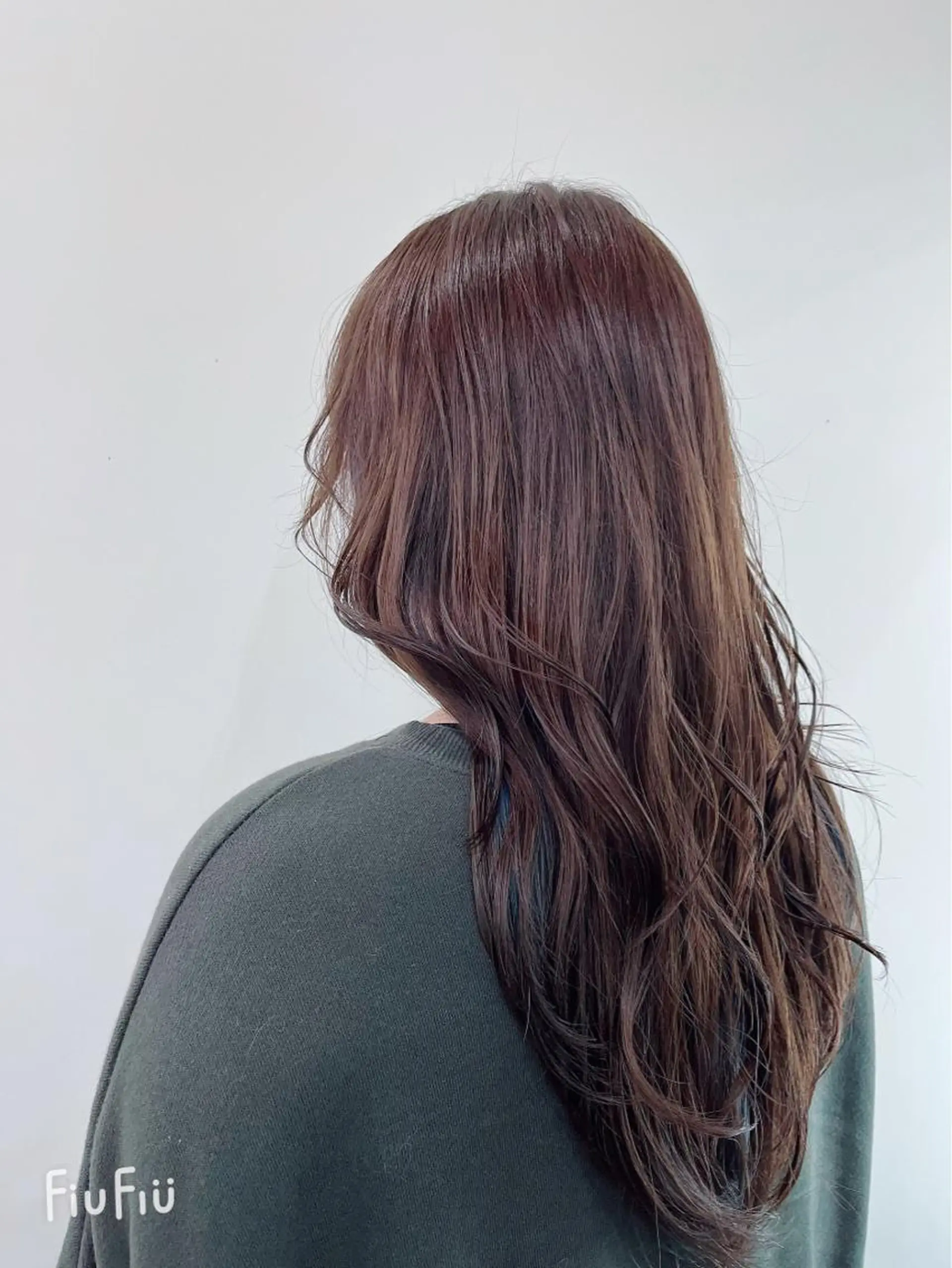 ロング カラー 新宿/小顔レイヤー/ 顔まわり/西慶太朗のヘアスタイル